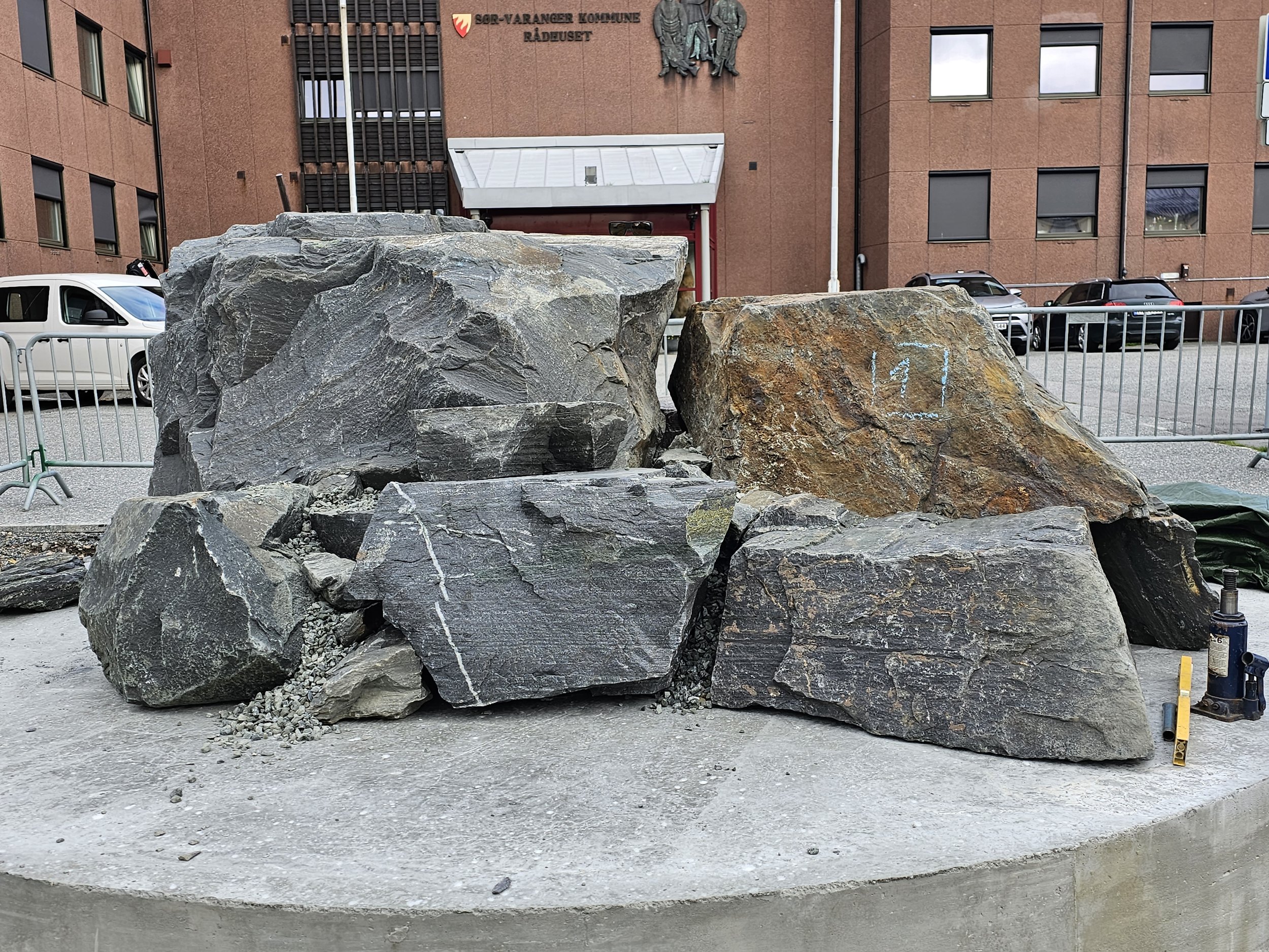 Fundamentet sett forfra.