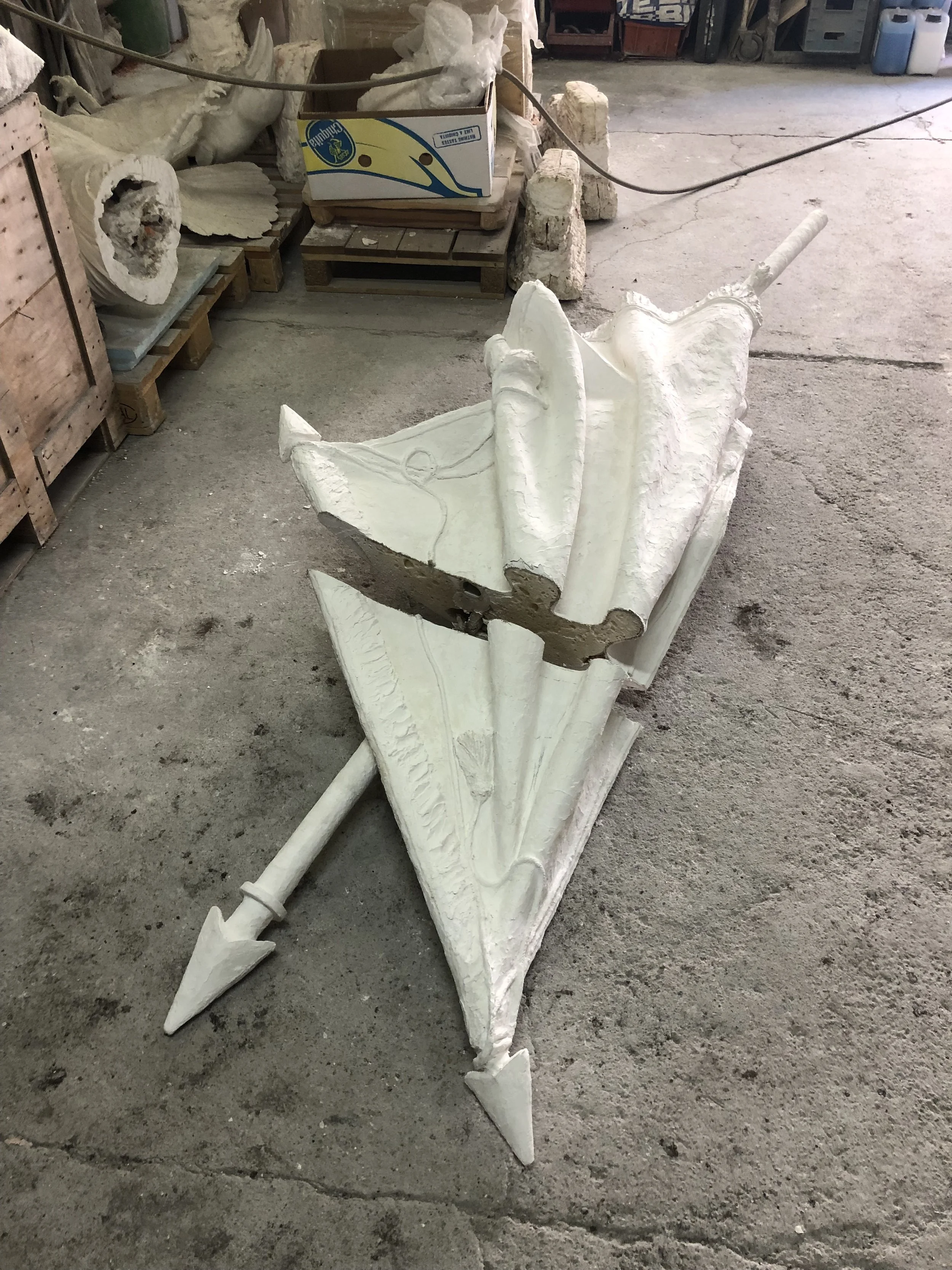 Fanen må kappes opp før støping