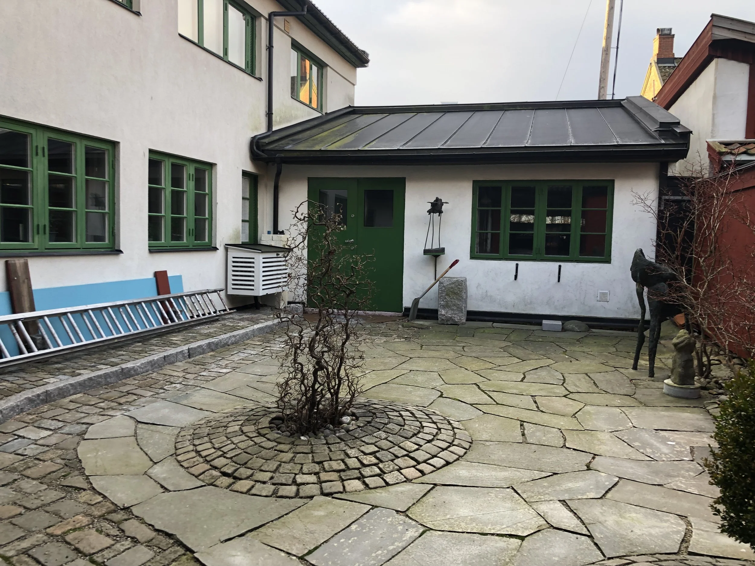 Birthe Marie Løveids lokaler i Gamlebyen i Fredrikstad