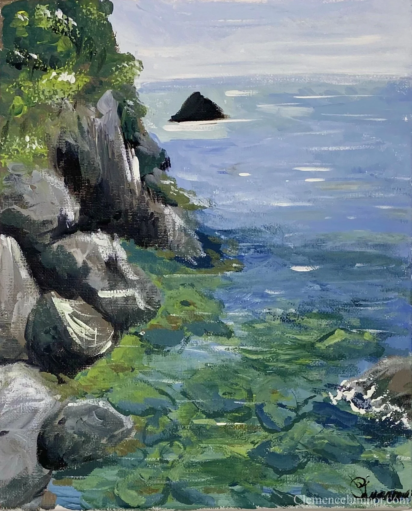 Monterosso, acrylic on canvas (20x30 cm)