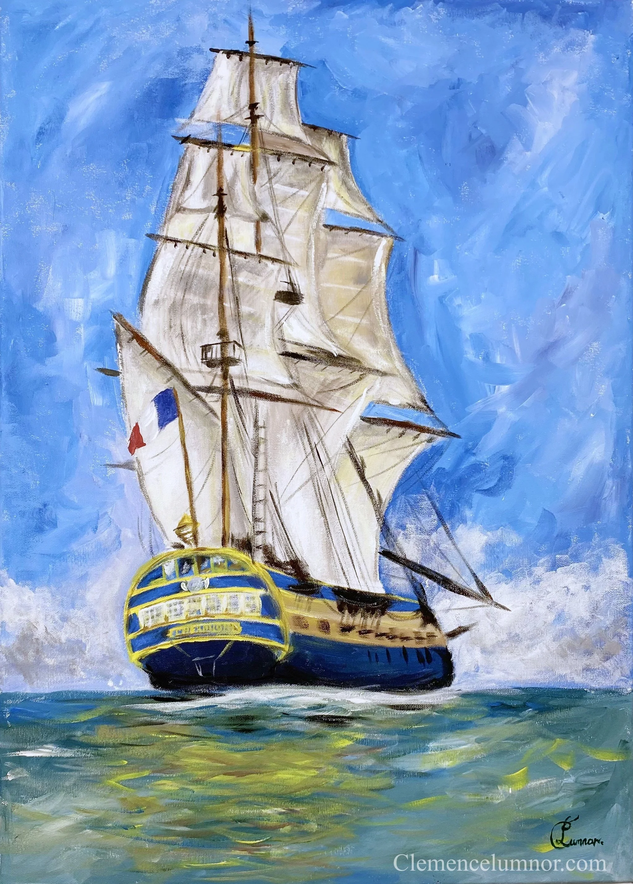 Hermione, acrylic on canvas (50x70cm)