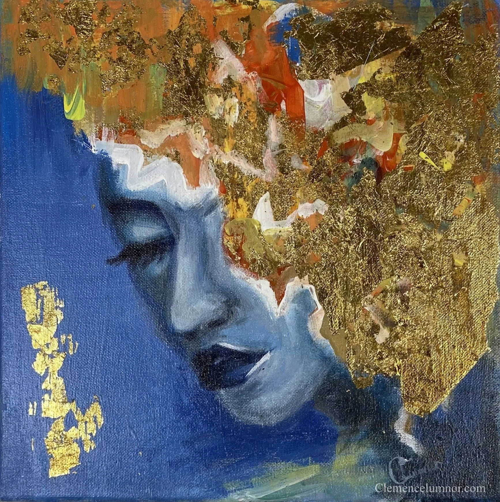 The earth, acrylic on canvas (30x30 cm)