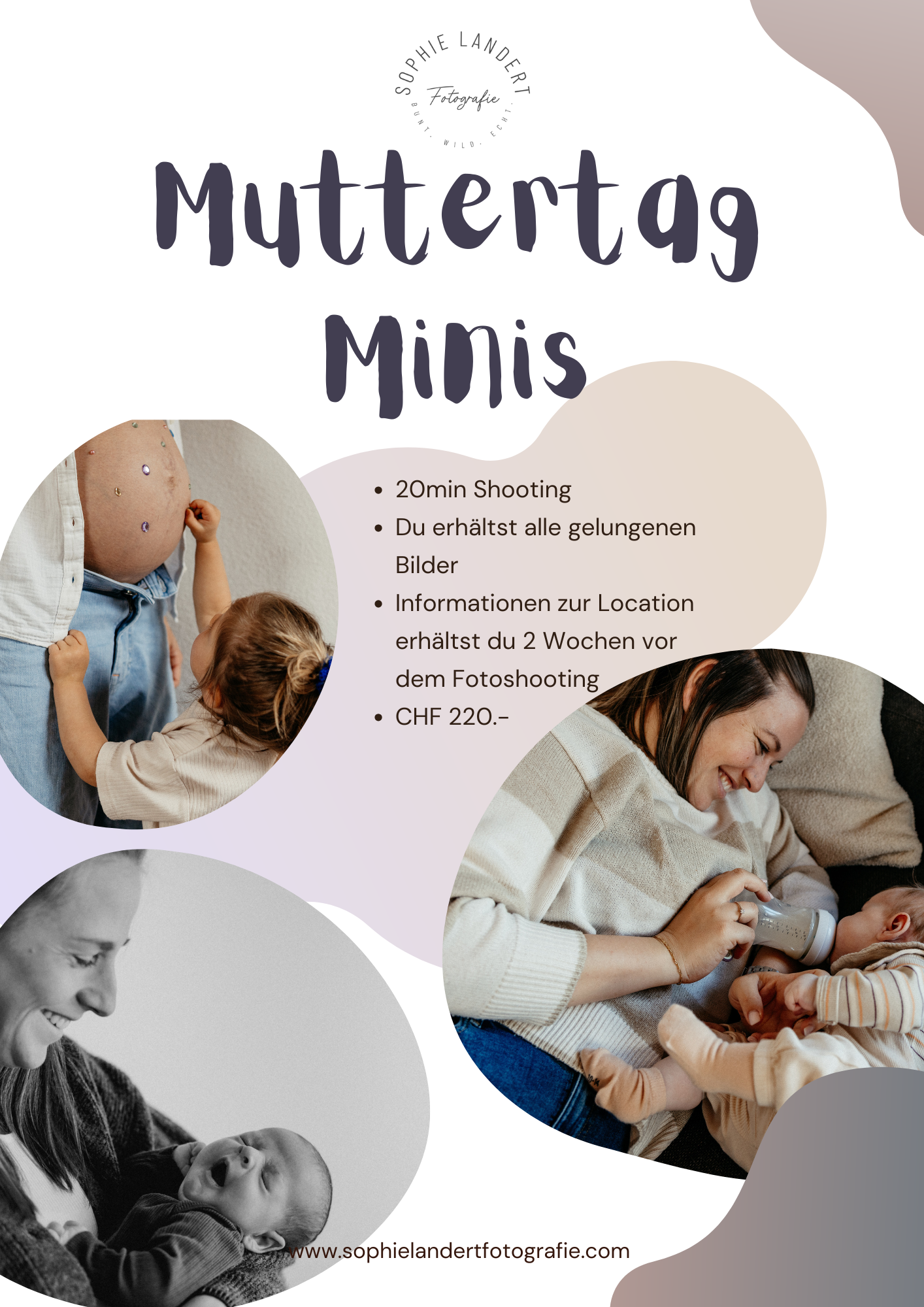 Flyer für Muttertag Minis