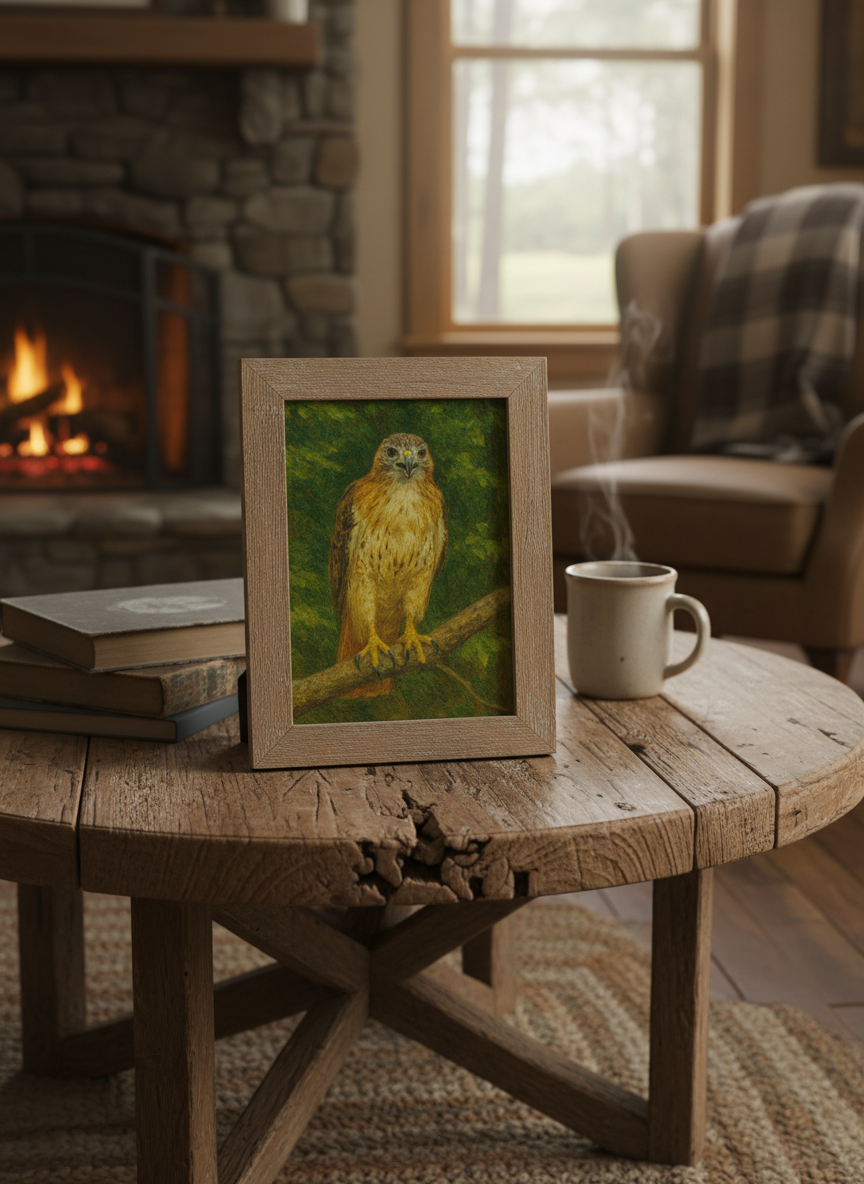 hawk_on_branch_5x7 mockup.png