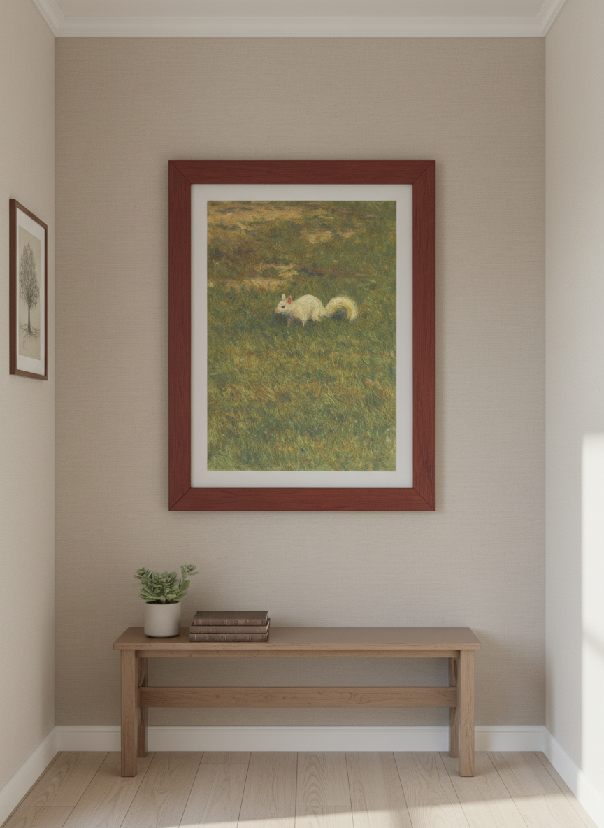 white_squirrel_on_lawn_18x24 mockup.png