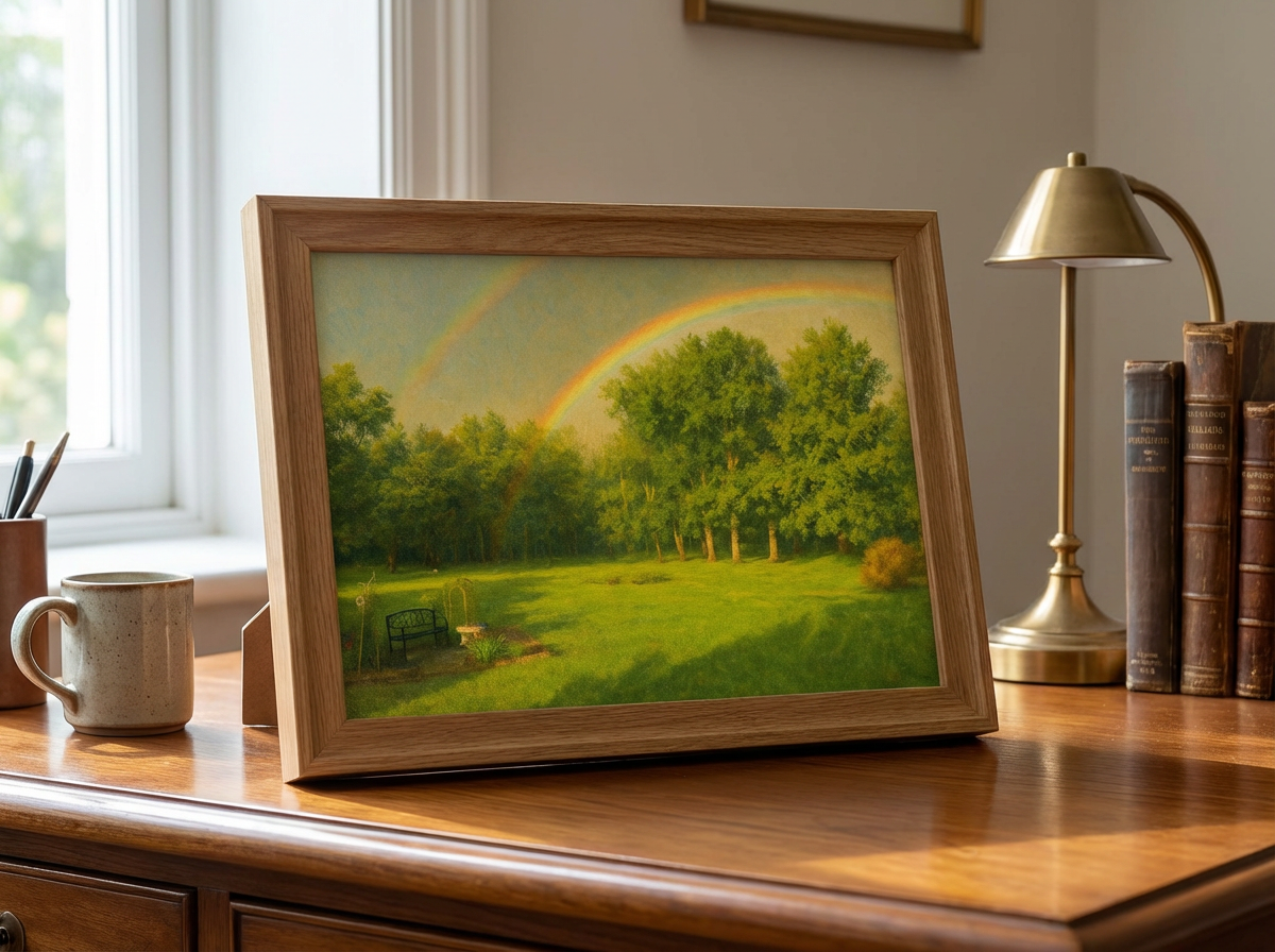Double Rainbow Over Serene Garden_7x5 mockup.png