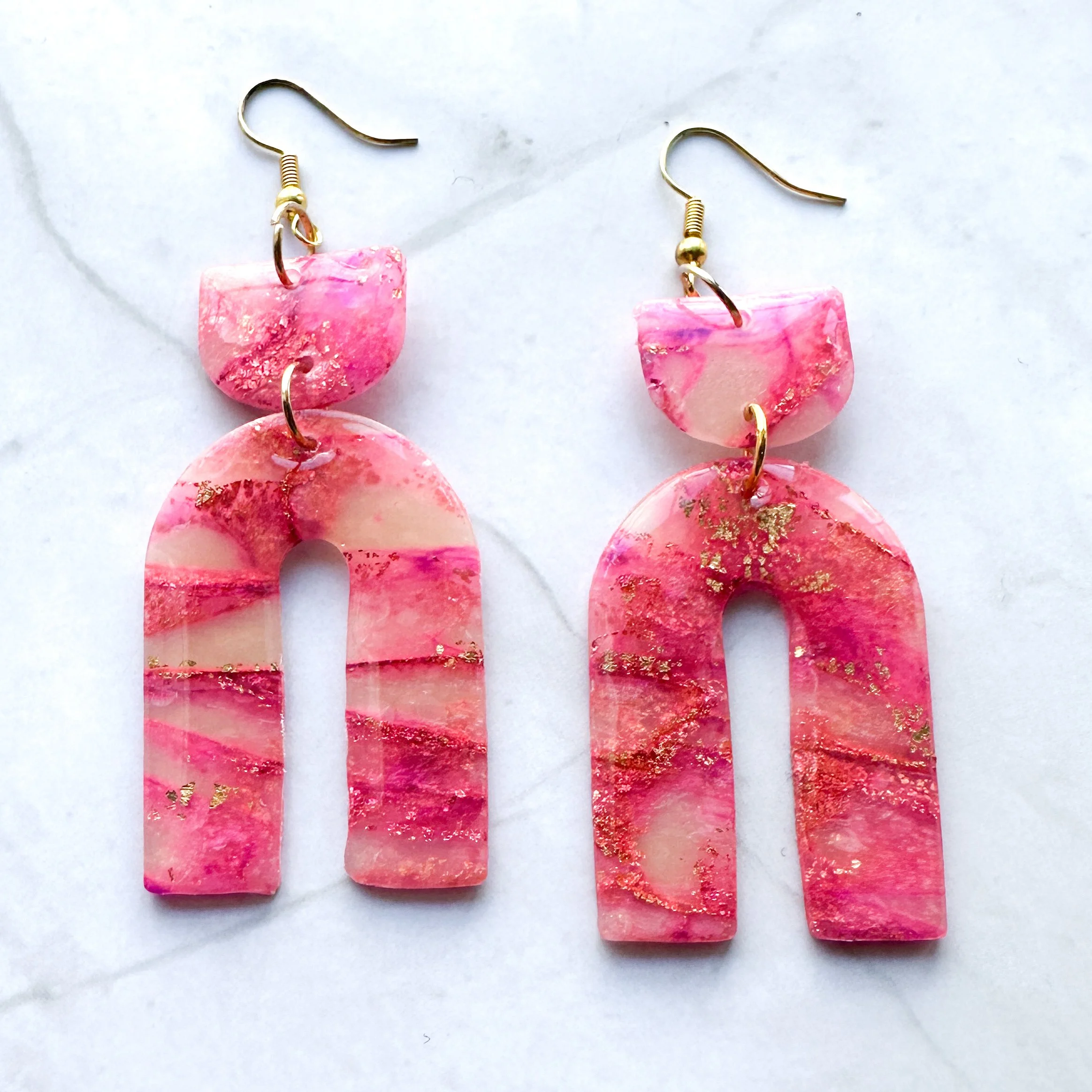 Marble Earrings