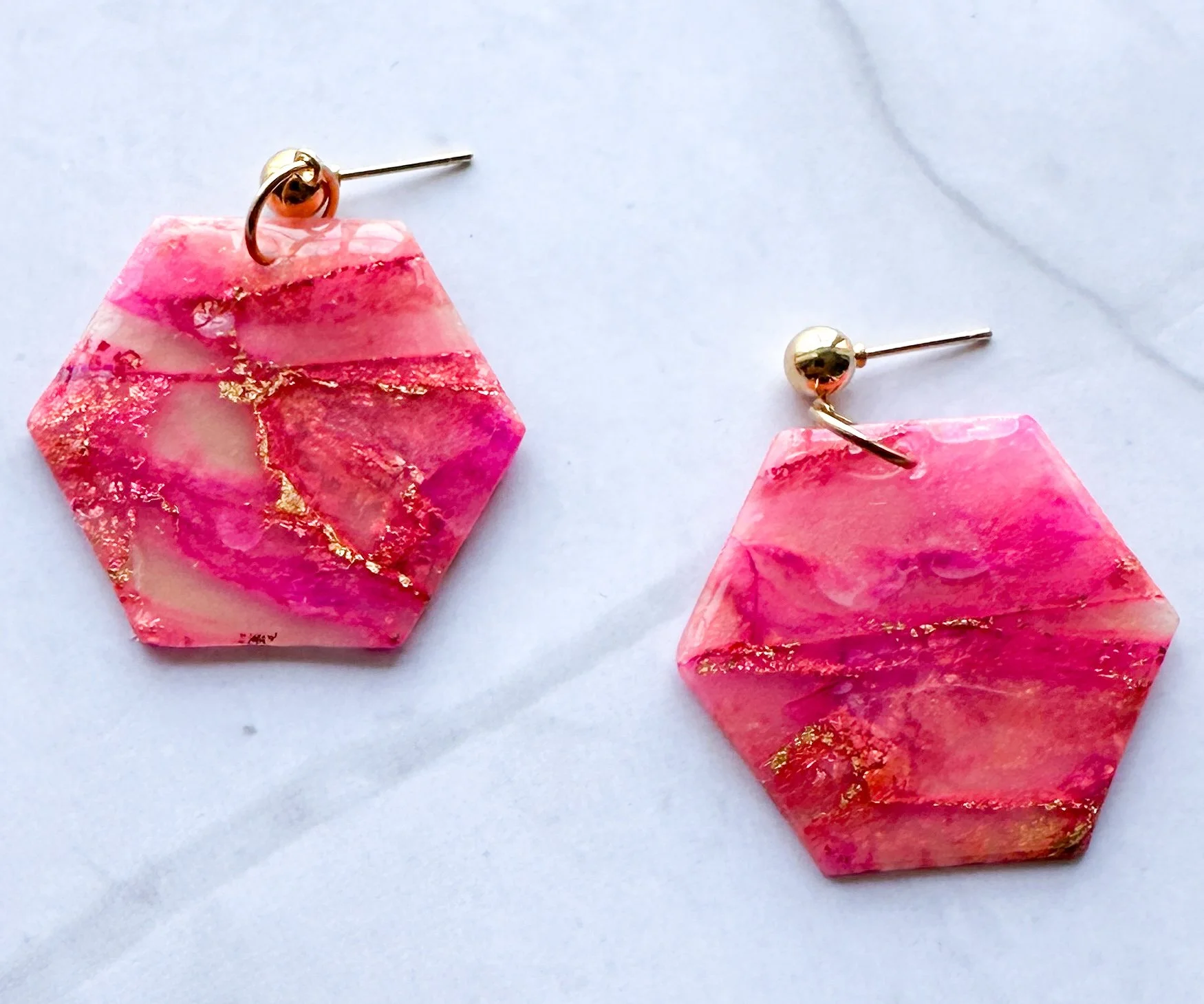 Marble Earrings