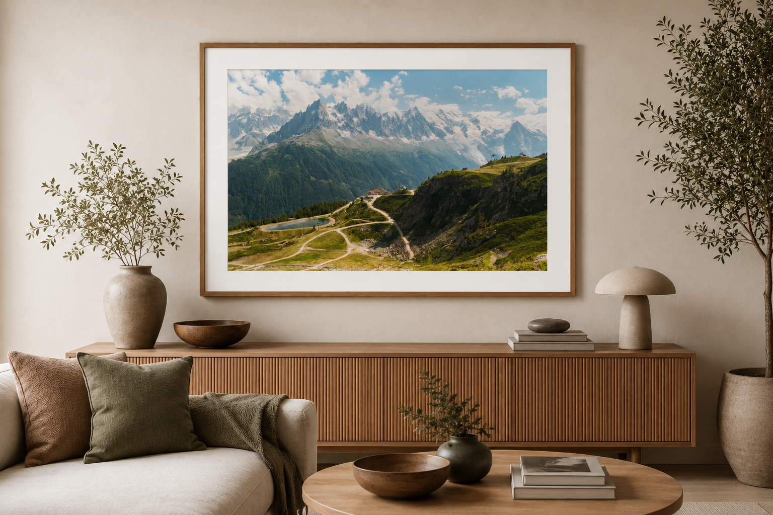 Mont Blanc Massif, Chamonix Print.png