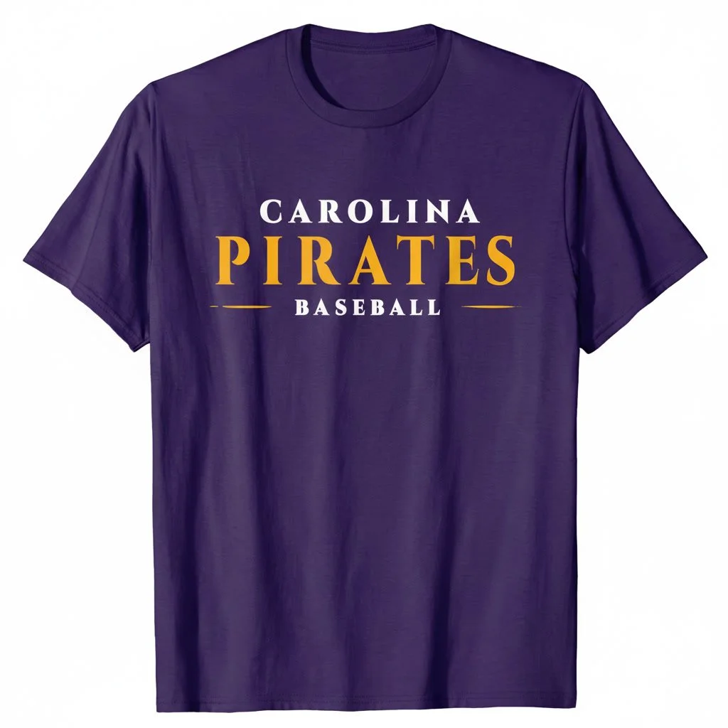 Carolina Pirates Classic Wordmark Tee