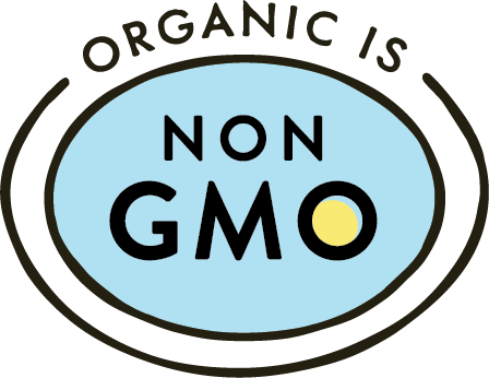 Organic is non-GMO logo
