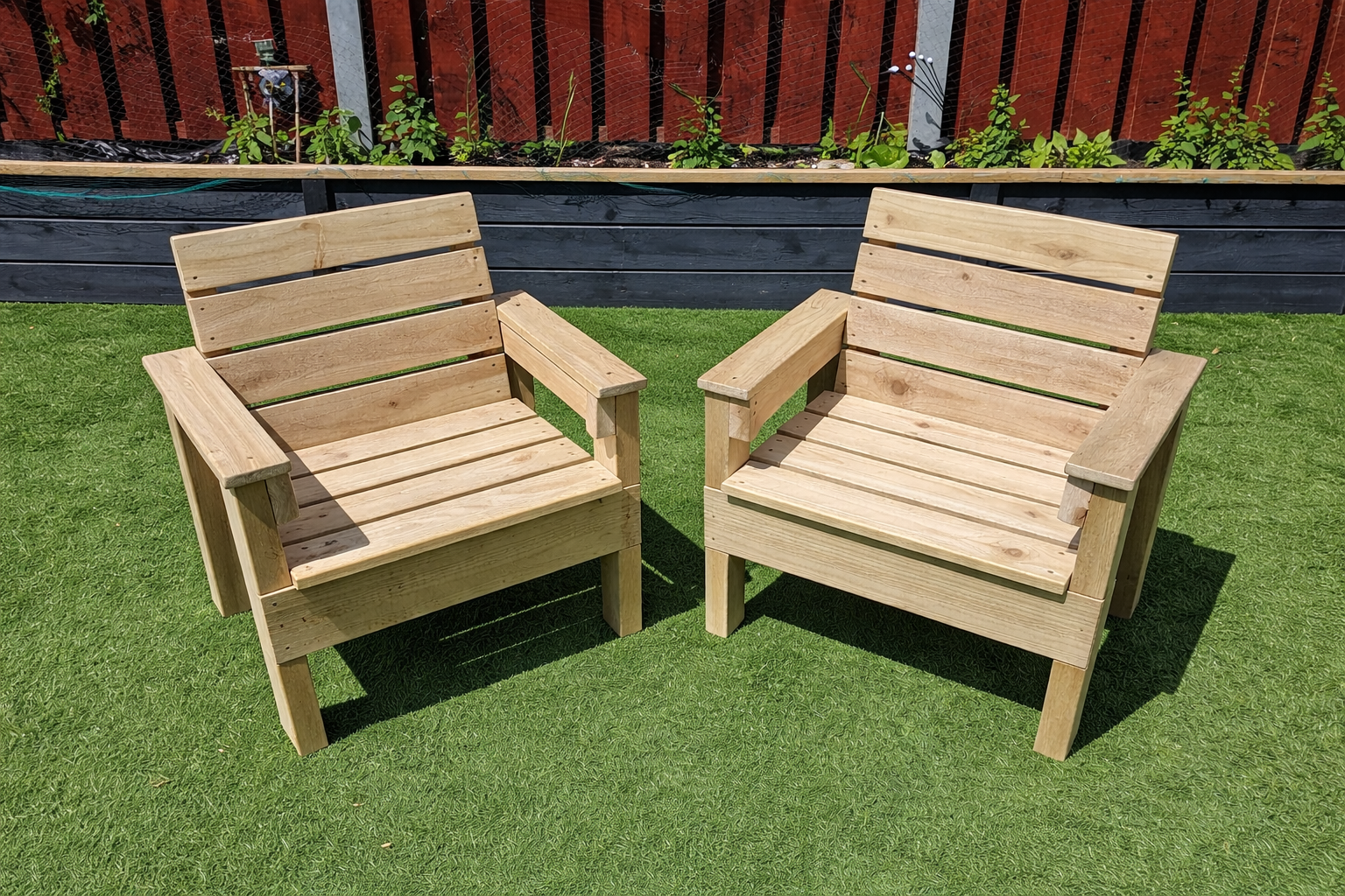Handcrafted Timber Garden Benches