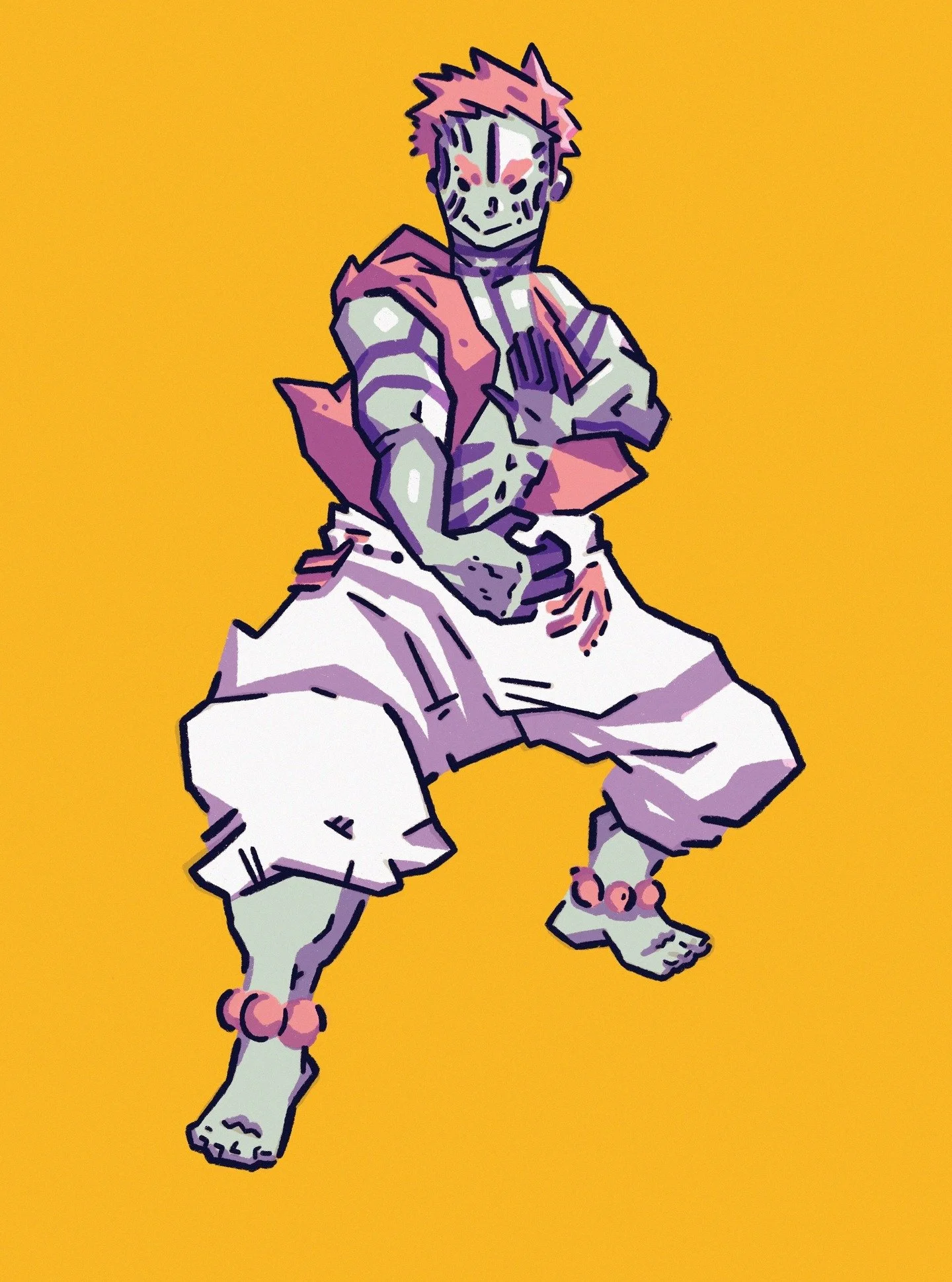 Finally finished up the Akaza drawing. I'll be sending the timelapse soon

#procreate #anime #fanart #demonslayer #infinitycastle #noai #akaza #art #digital #gamer