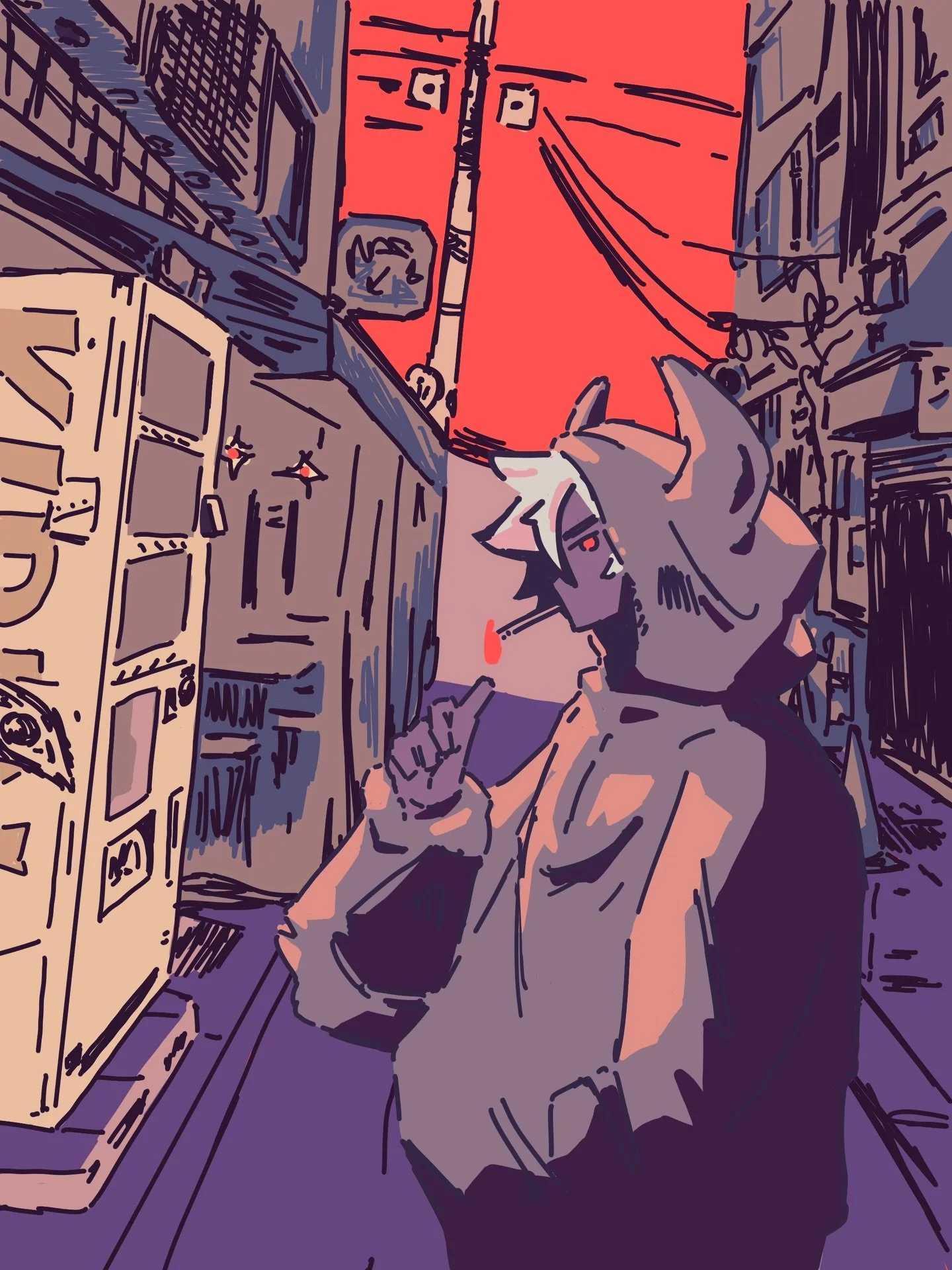 This took way too long. 

#art #conceptart #streetwear #characterdesign #citylife