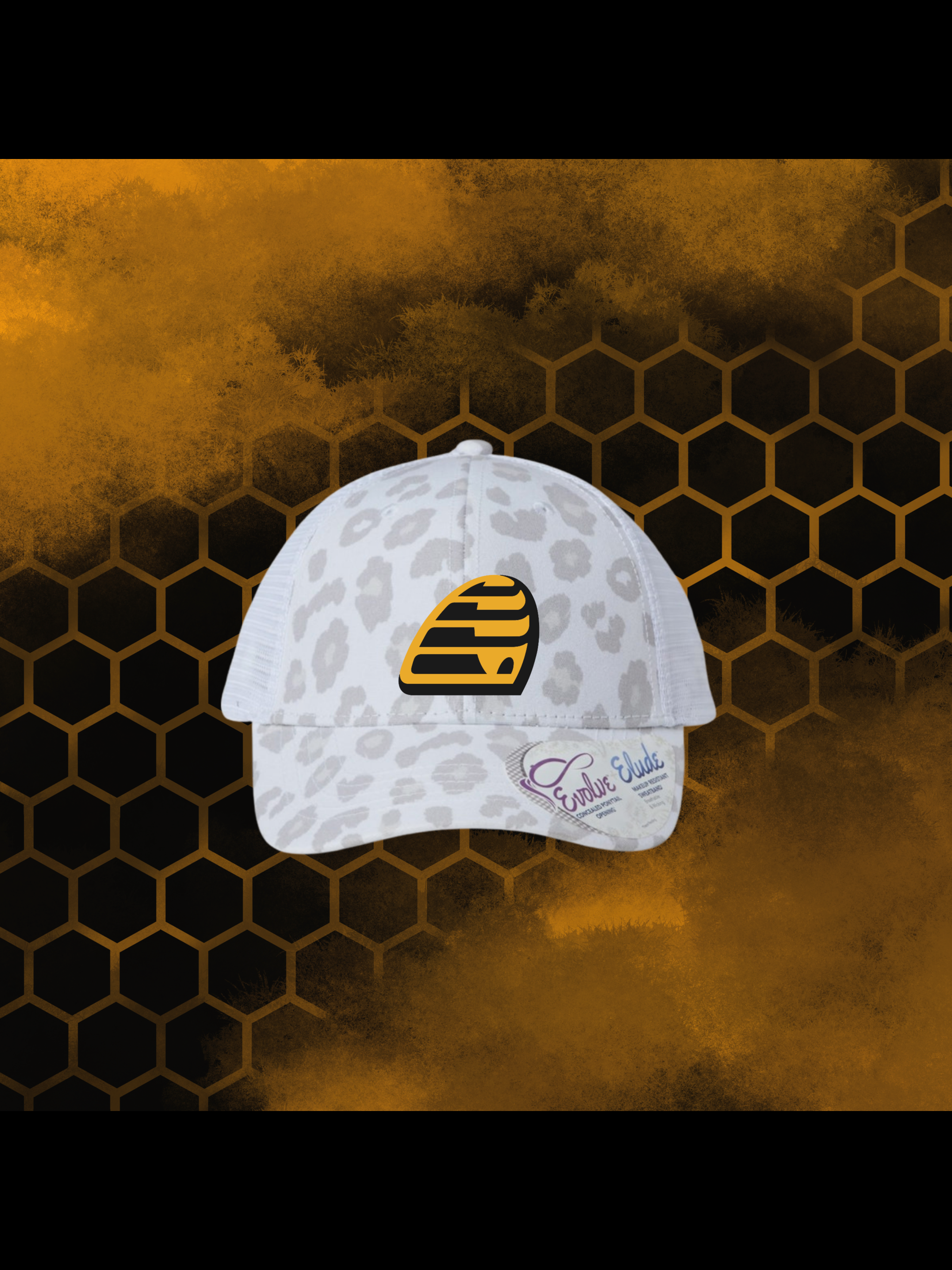 White Cheetah women’s hat
