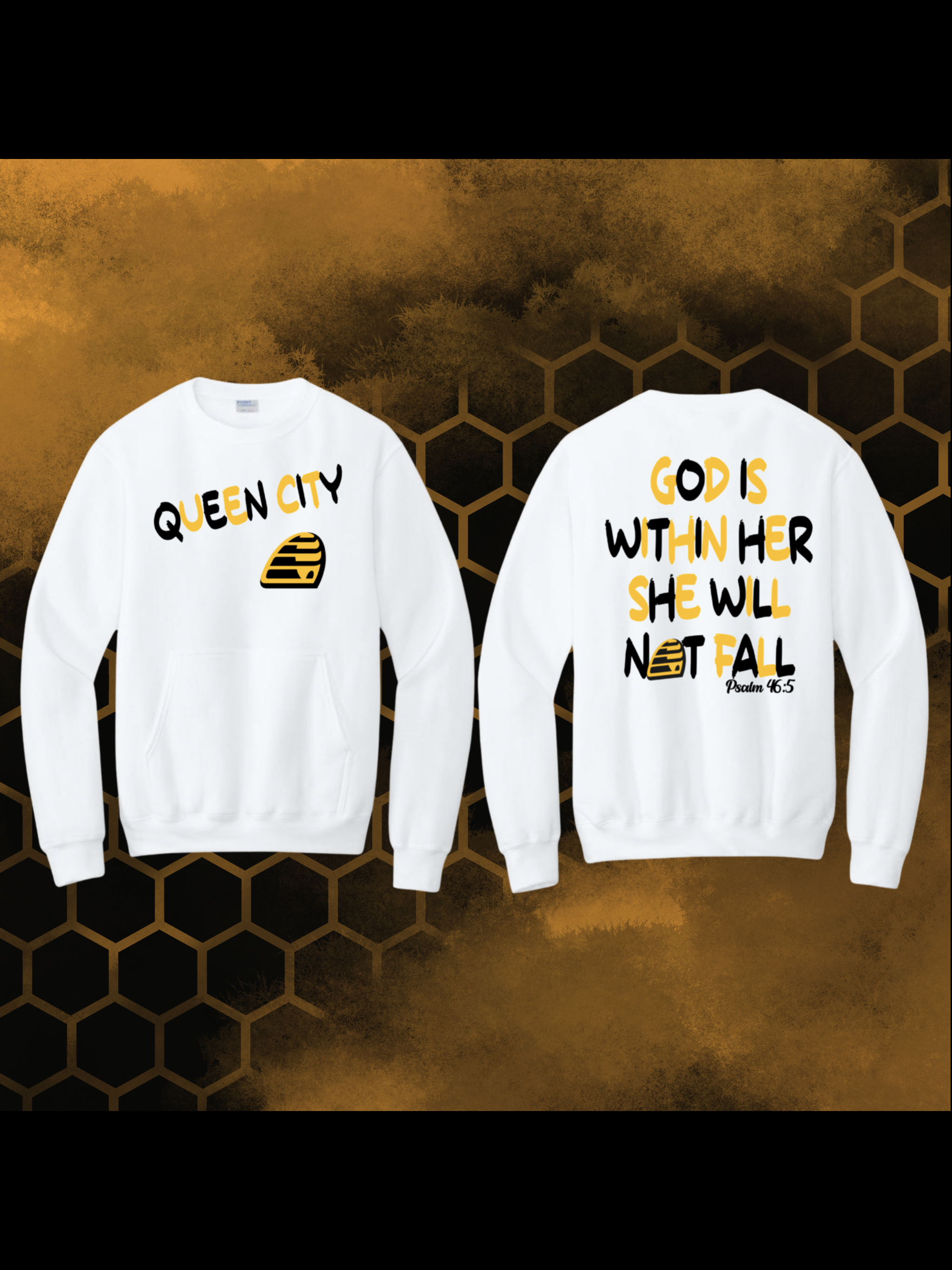 God Is Within sweatshirt with pocket Adult & Youth