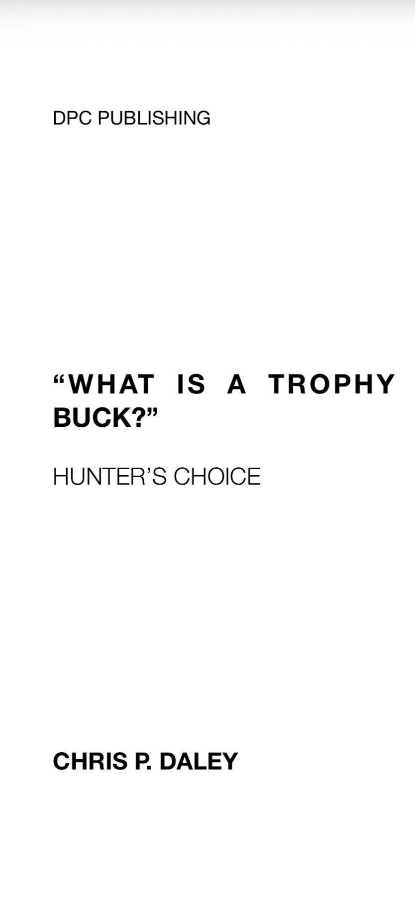 THE BUCK STOPS HERE (download pdf)