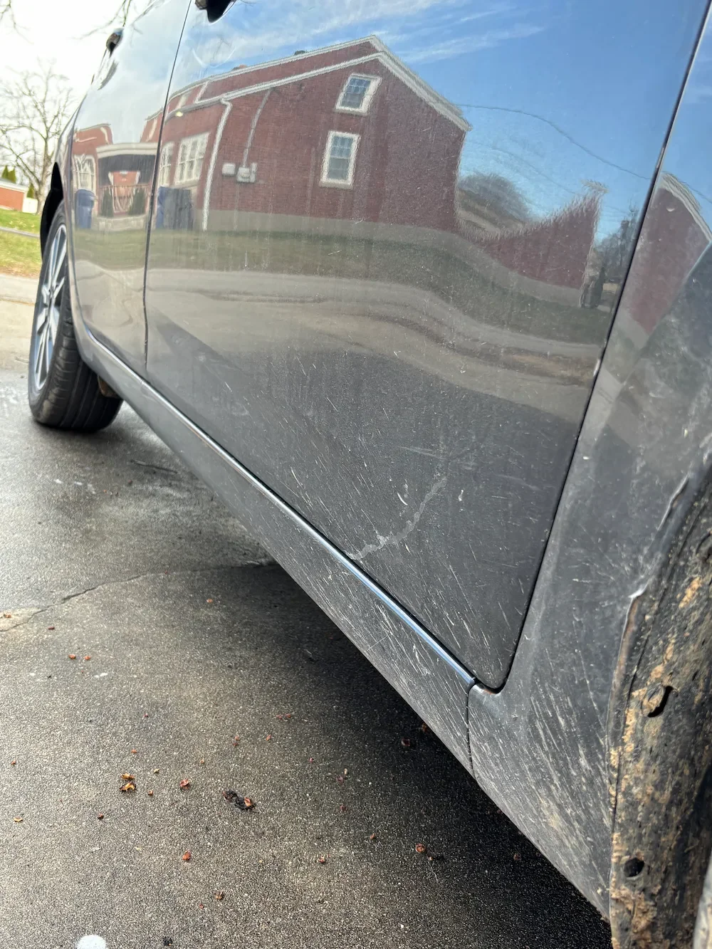 Vehicle Exterior before professional detailing service