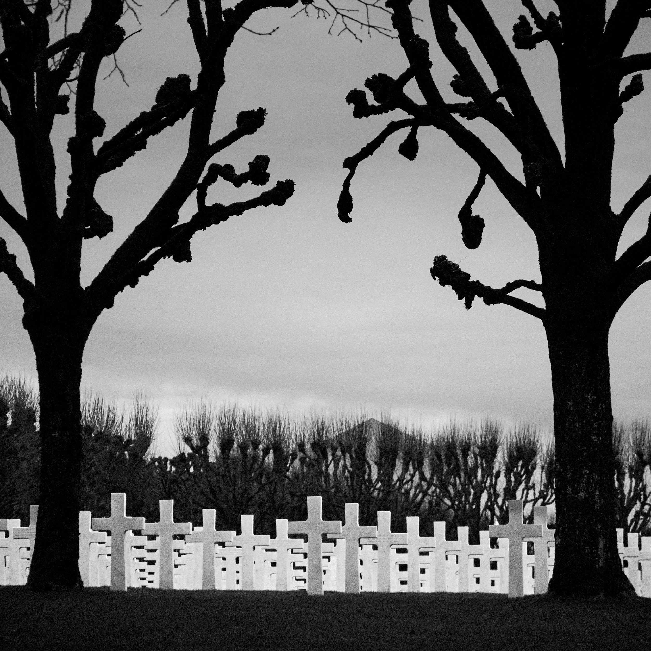 WWI American cemetery, Romagne-sous-Montfaucon, feb.2025