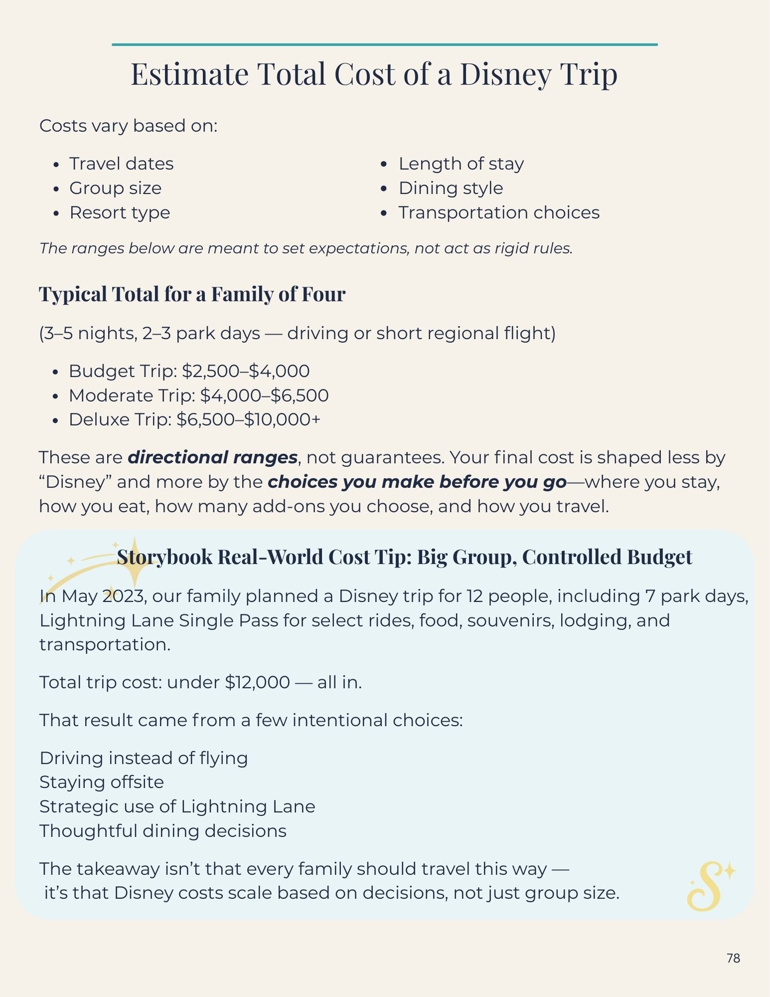 Storybook Walt Disney World Family Planning Guide (PDF) — Storybook ...