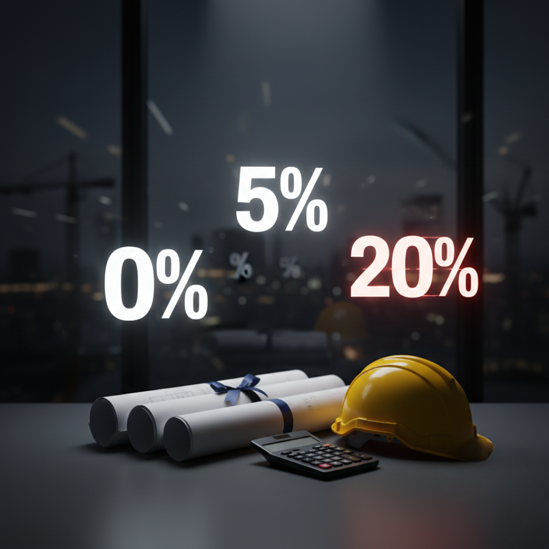 VAT on Construction Projects – When It’s 0%, 5% or 20% (and How to Avoid Expensive Mistakes)