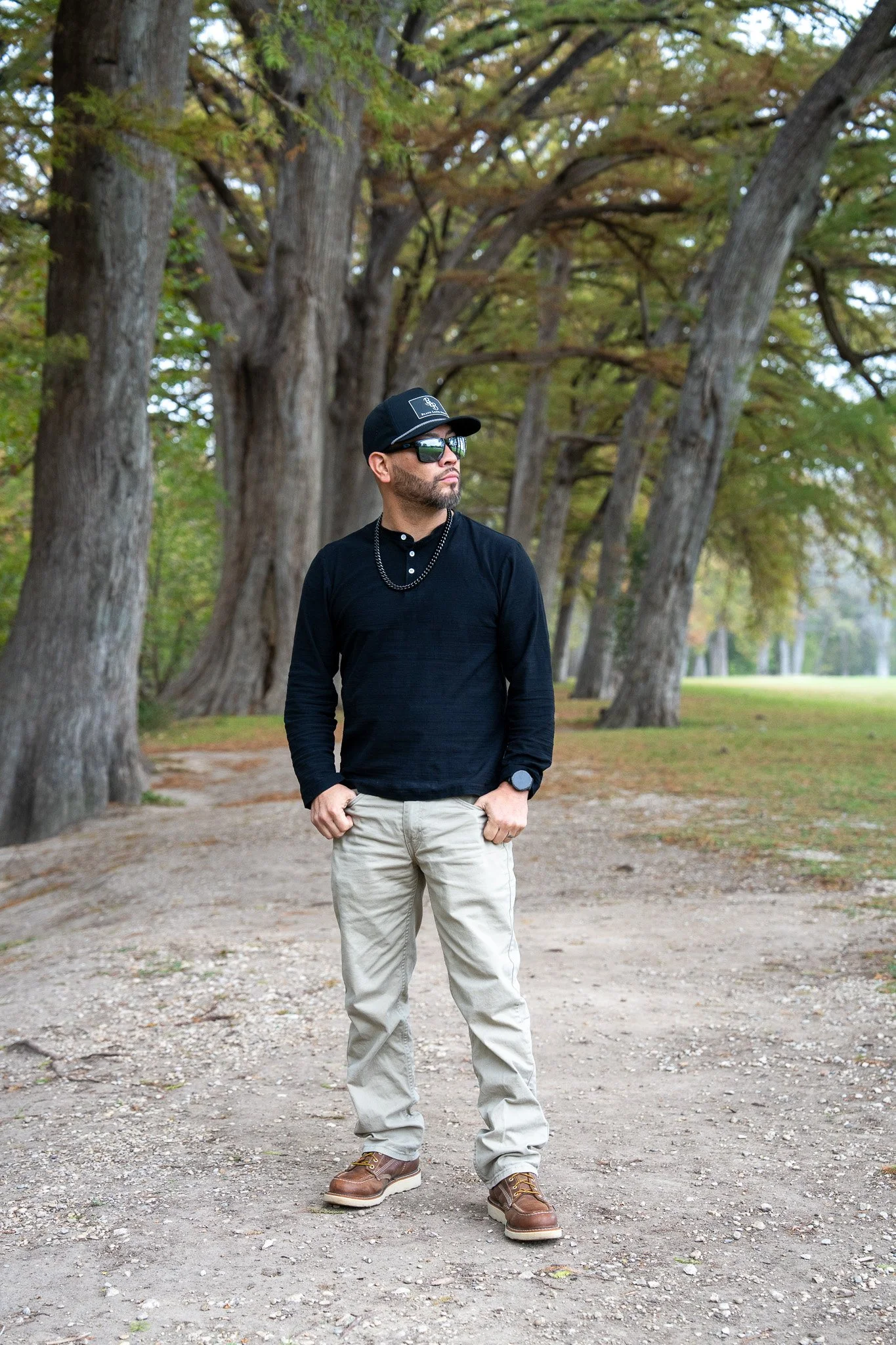 luxury meets wilderness in a brim that mirrors both