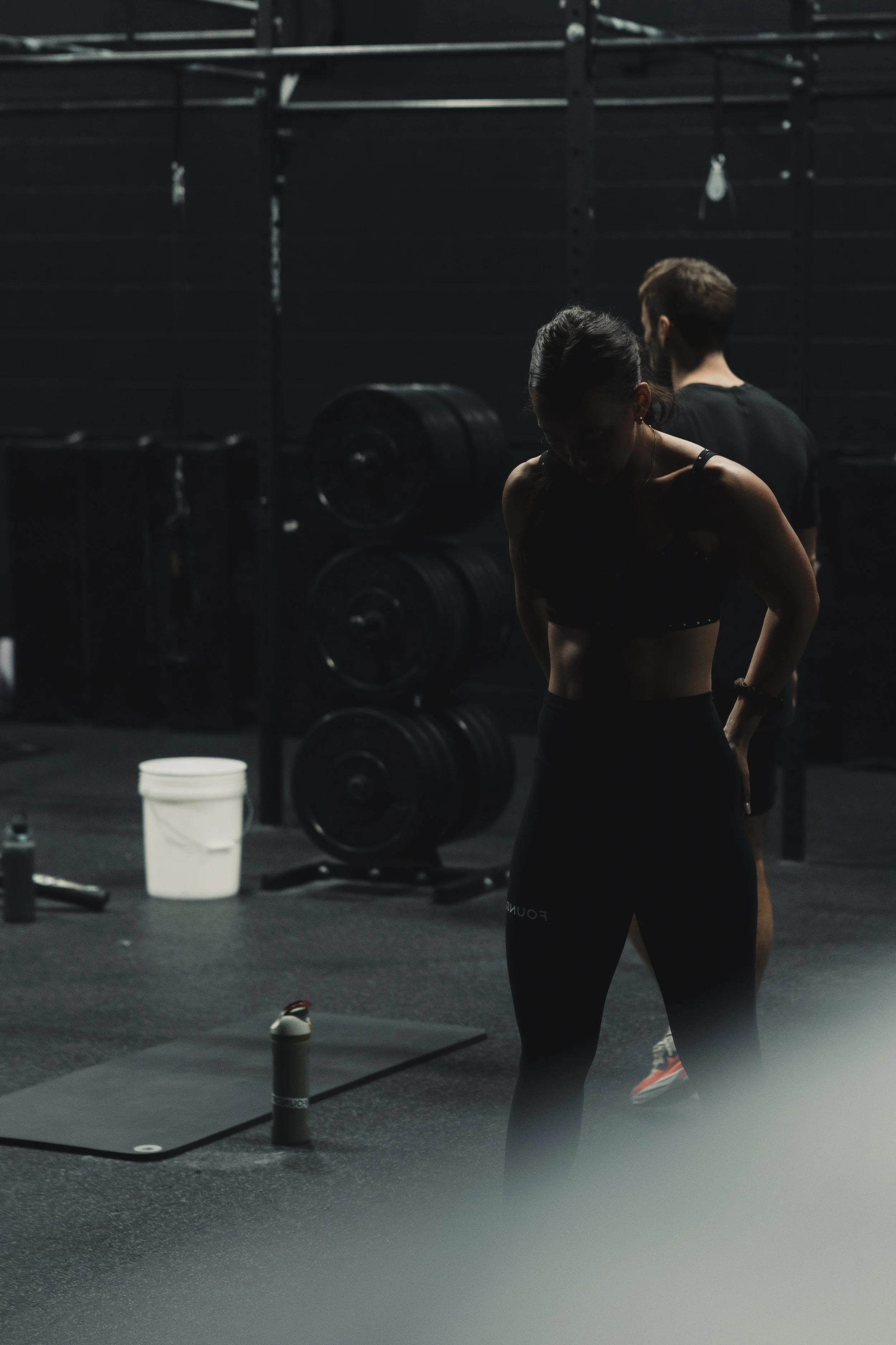 "Cinematic gym photography capturing raw intensity and determination — available for fitness brands, athletes, and gyms."