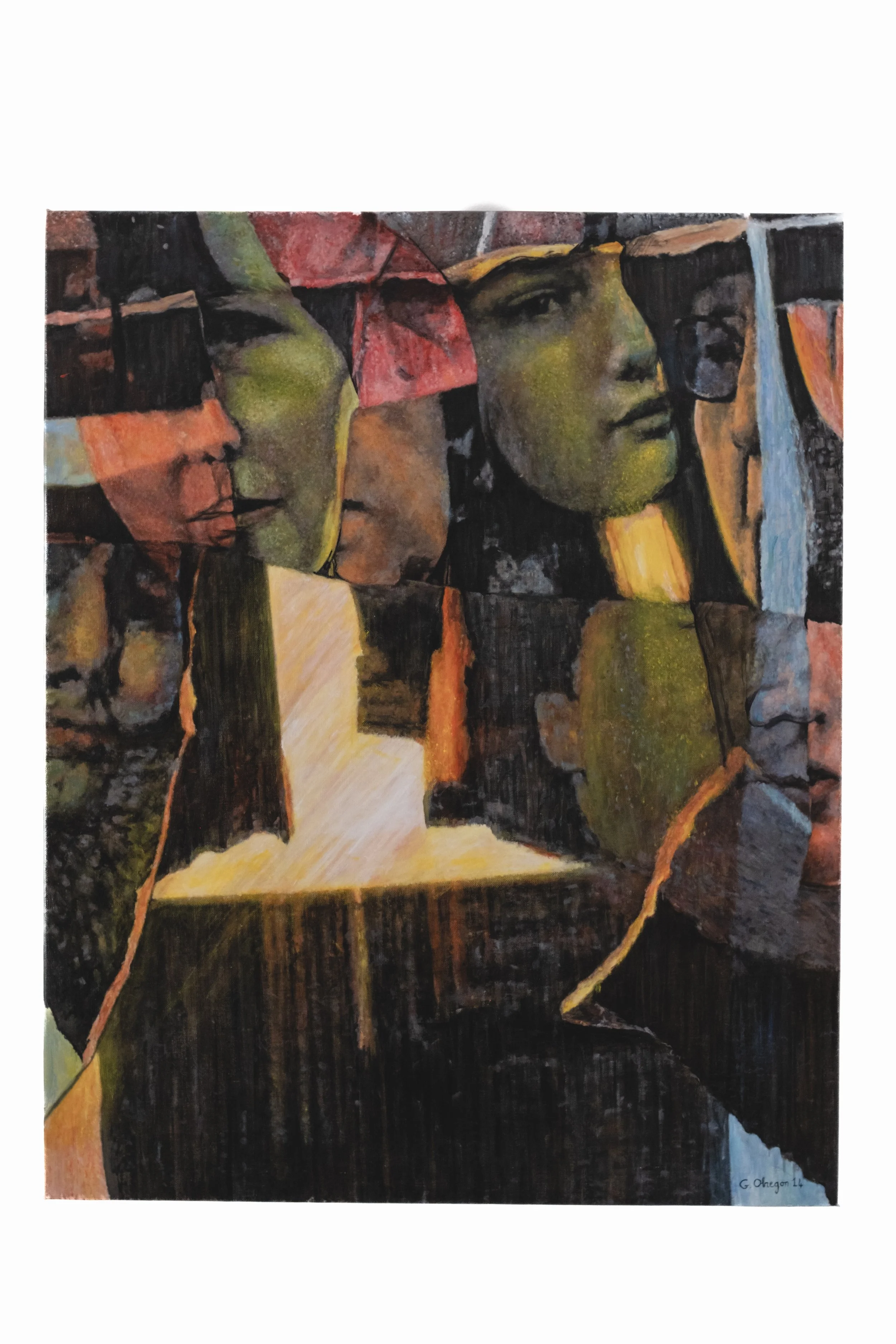 Lueur, 2014, Acrylic on canvas, 81 X 65 cm