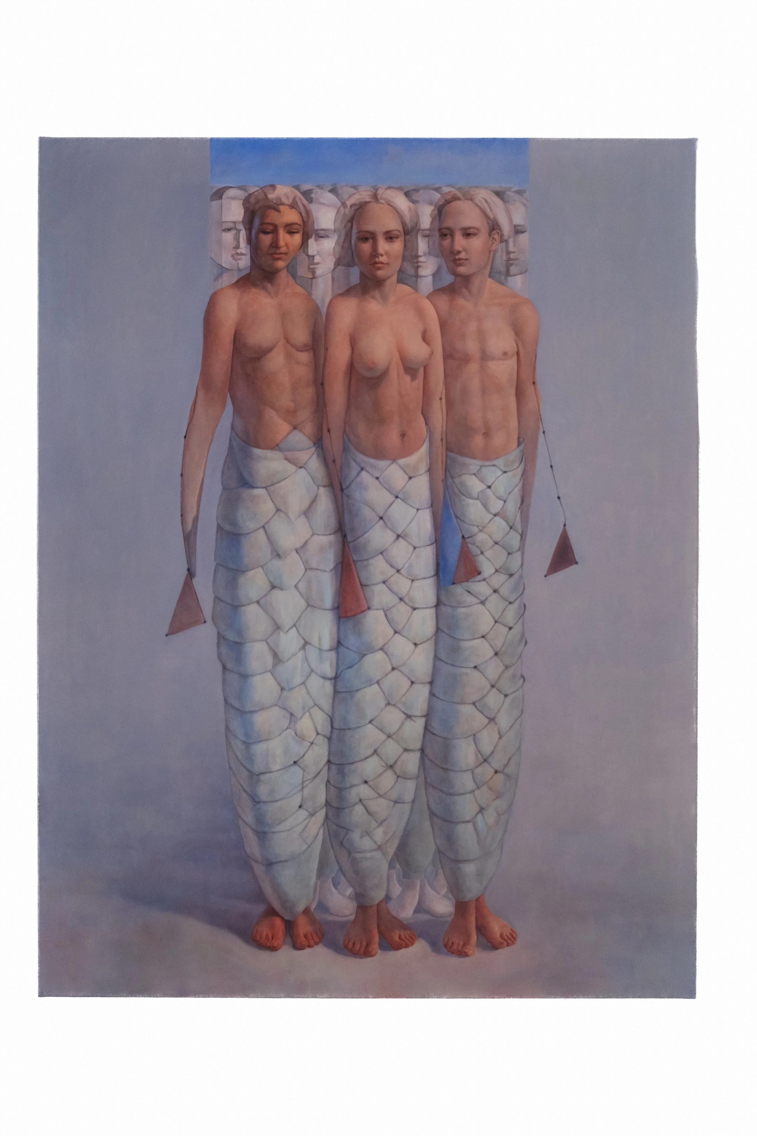 Métamorphose, 2025, Oil on canvas, 116 X 89 cm