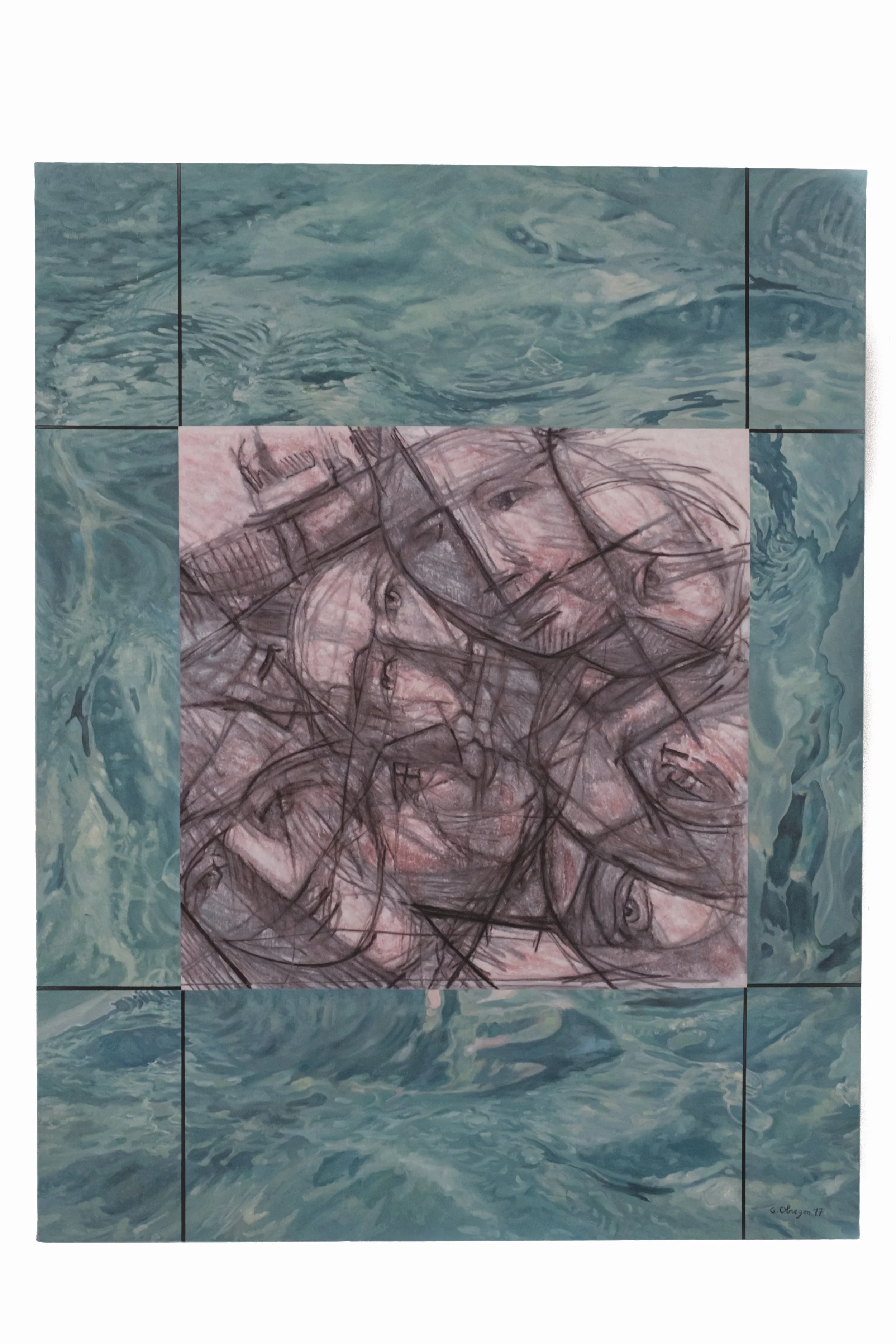 Vulnérabilité, 2017, Oil on canvas, 116 X 89 cm