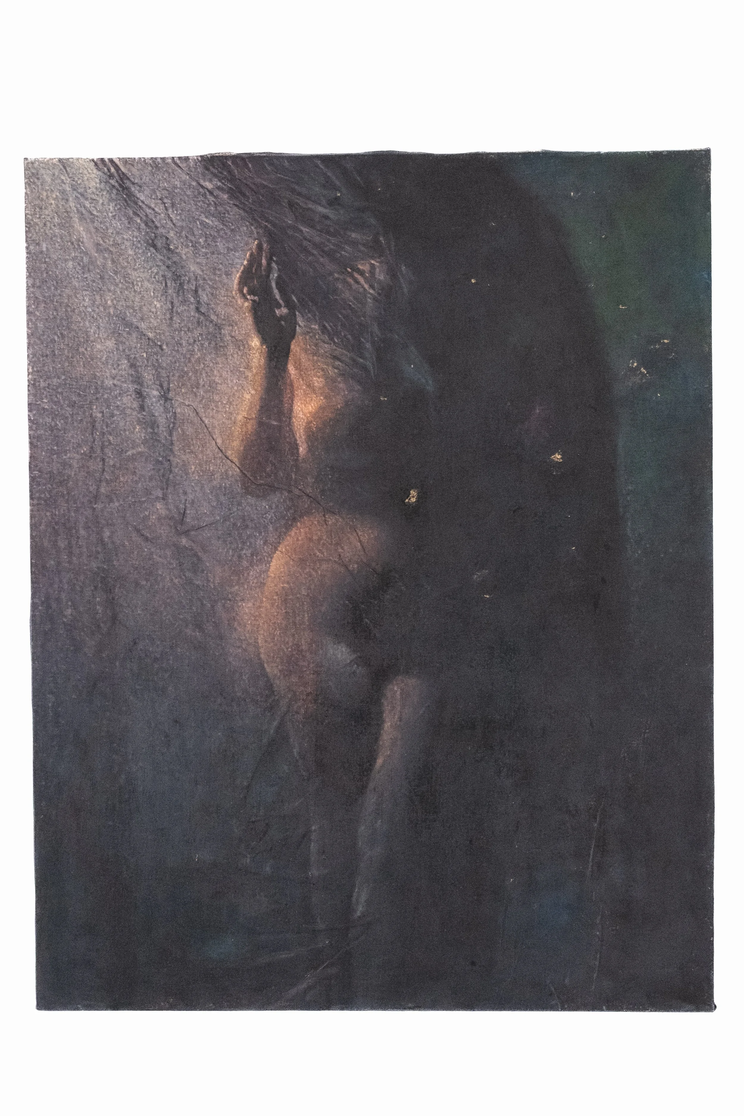 Pénombre II, 2021, Oil on canvas, 92 X 73 cm