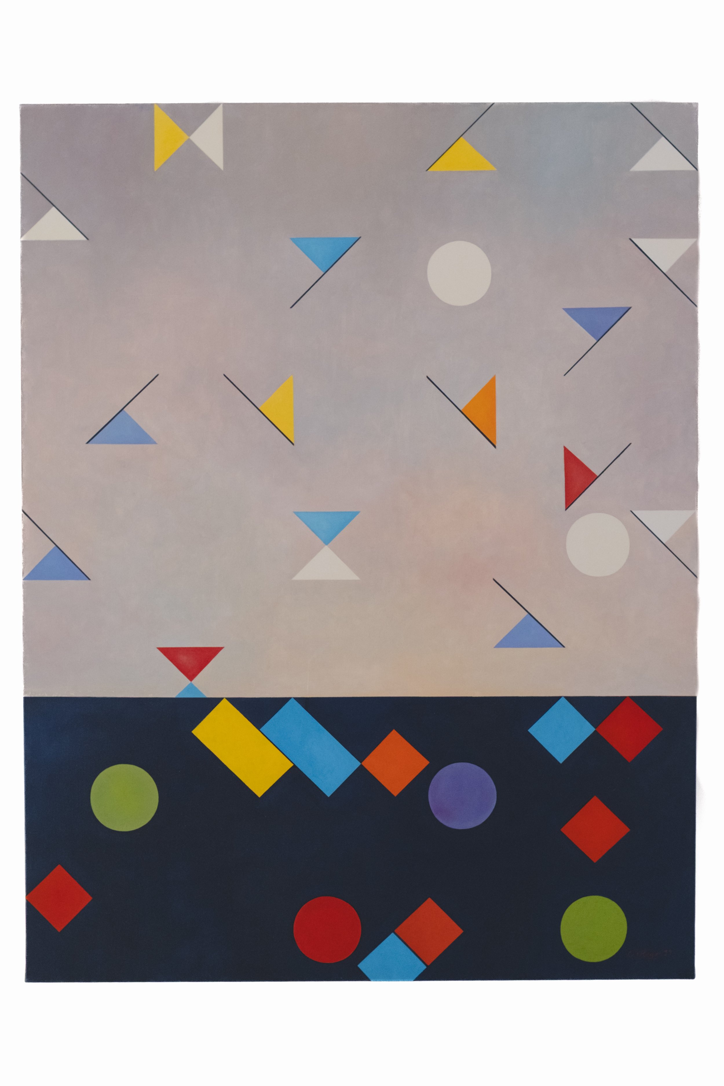 Légèreté, 2019, Oil on canvas, 100 X 81 cm