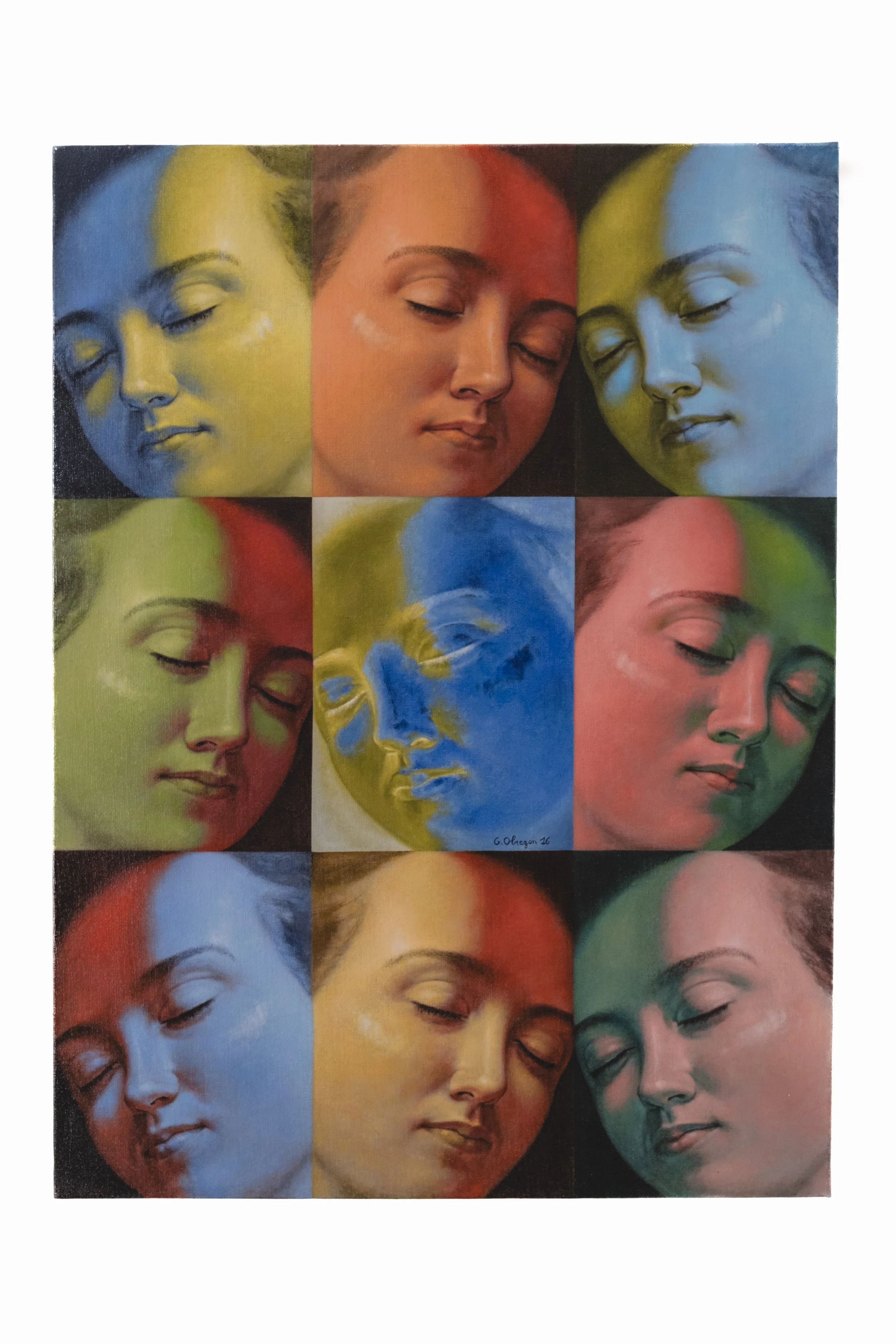 Matrice, 2016, Acrylic on canvas, 81 X 60 cm