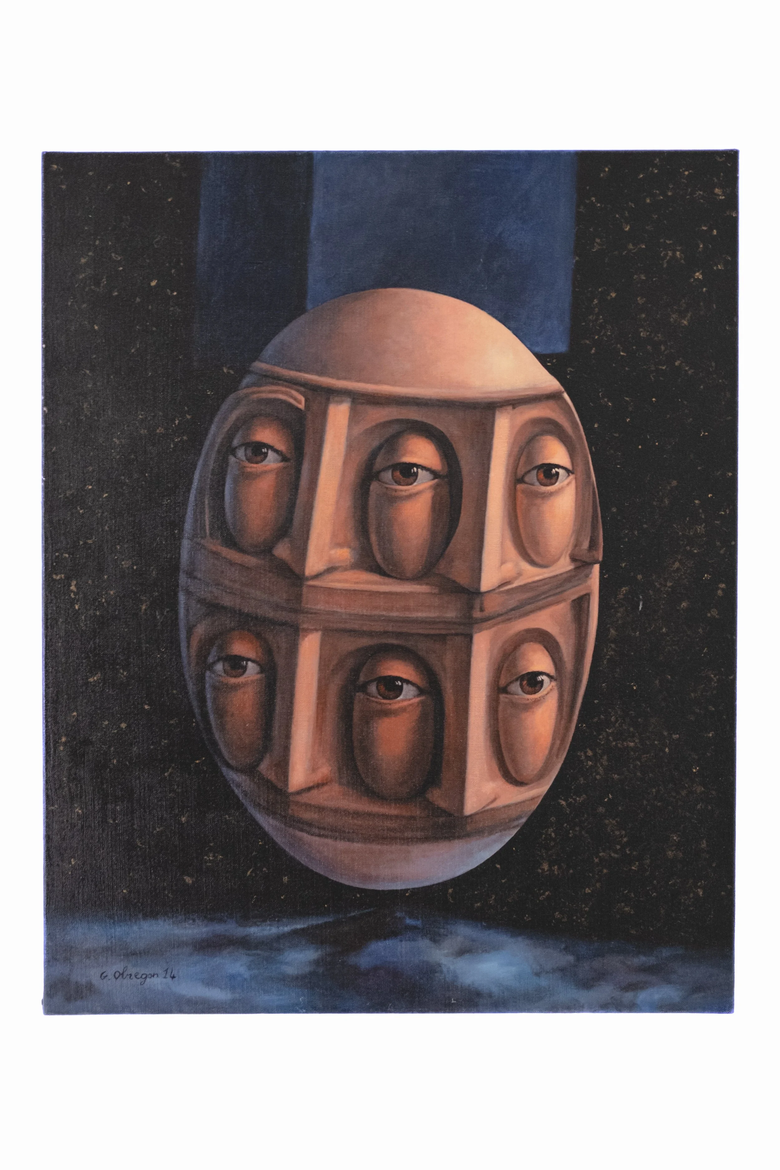 Observation, 2014, Acrylic on canvas, 81 X 65 cm