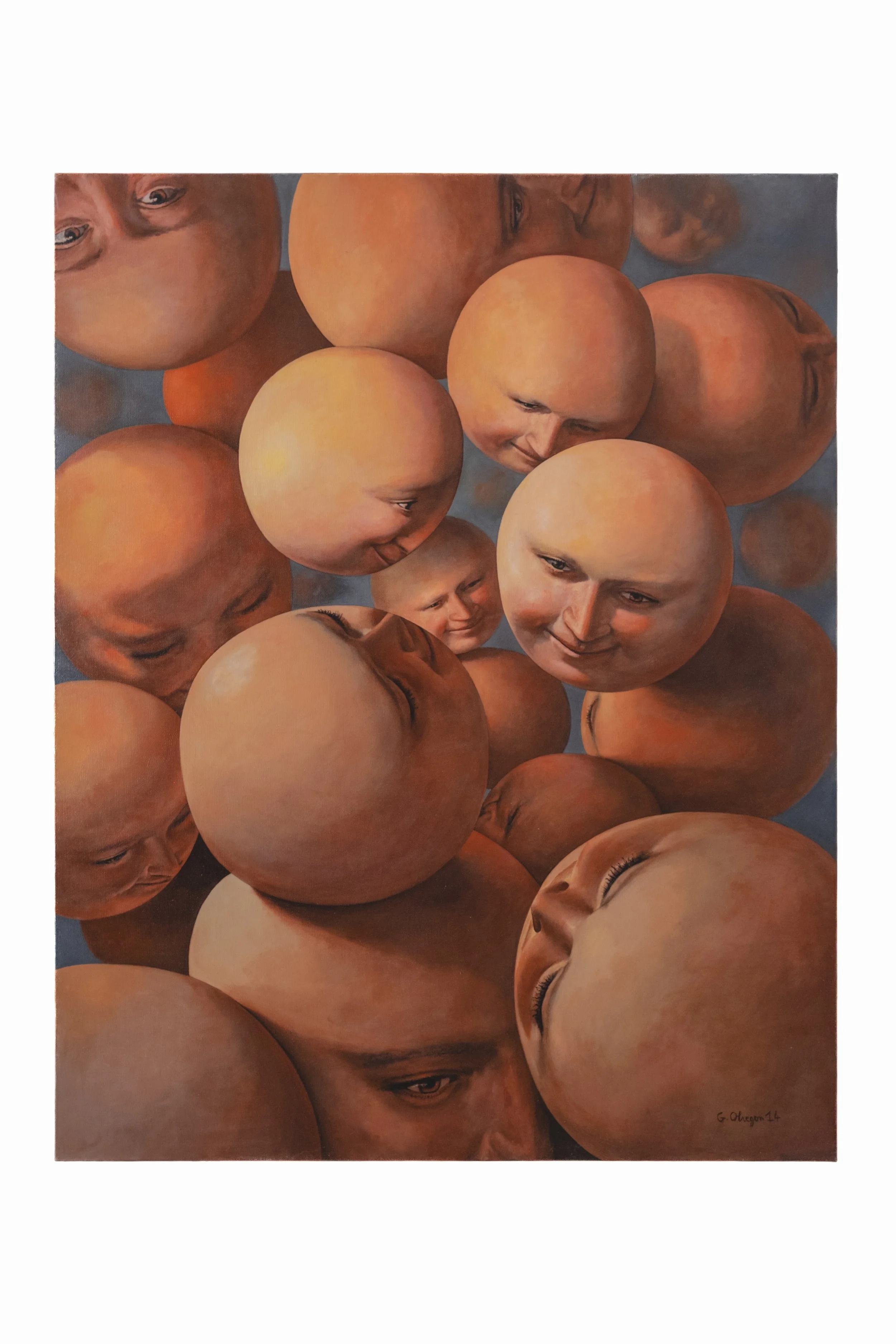 Happiness, 2014, Acrylic on canvas, 92 X 73 cm