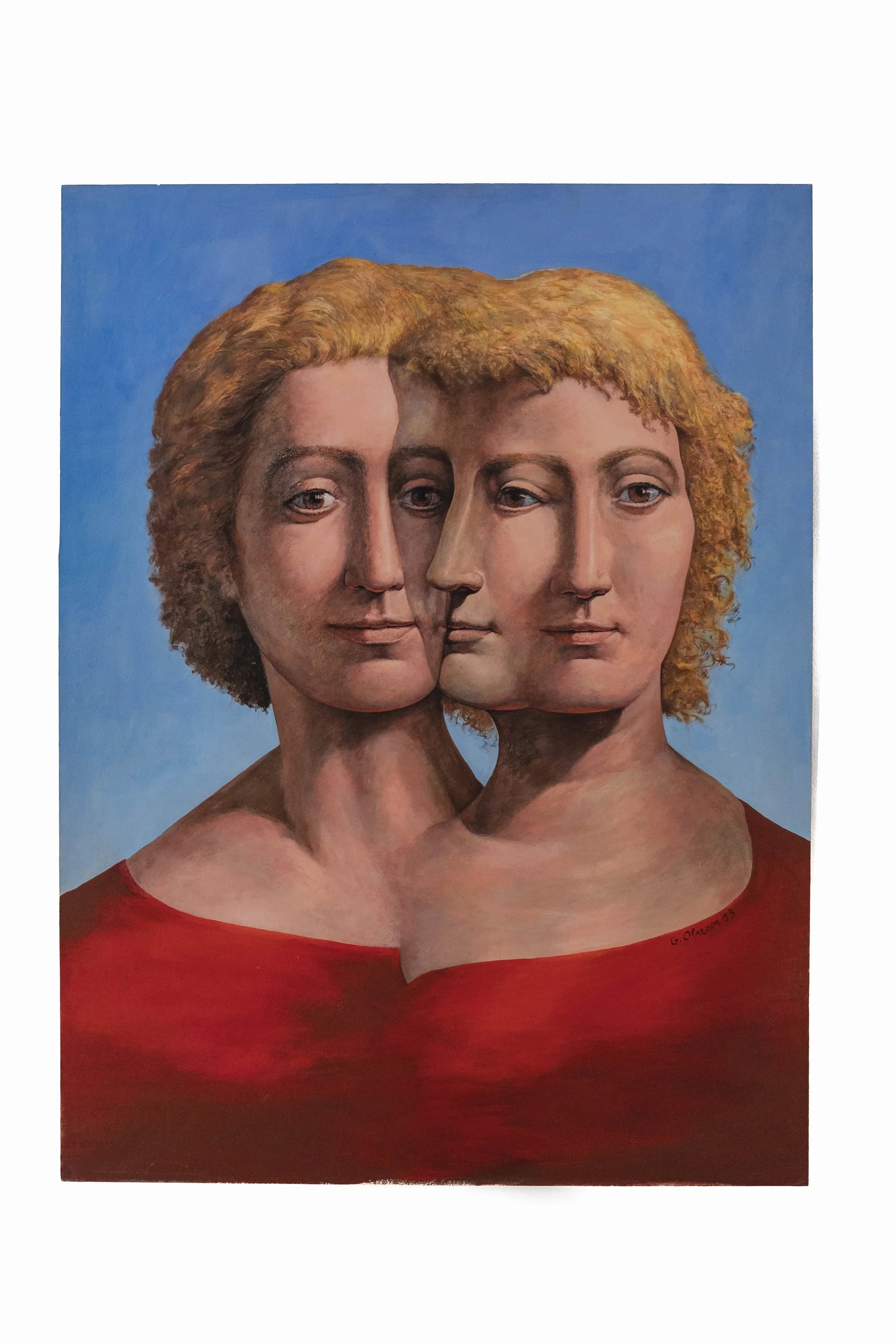 Co-nâitre, 2013, Acrylic on cardboard, 80 X 60 cm