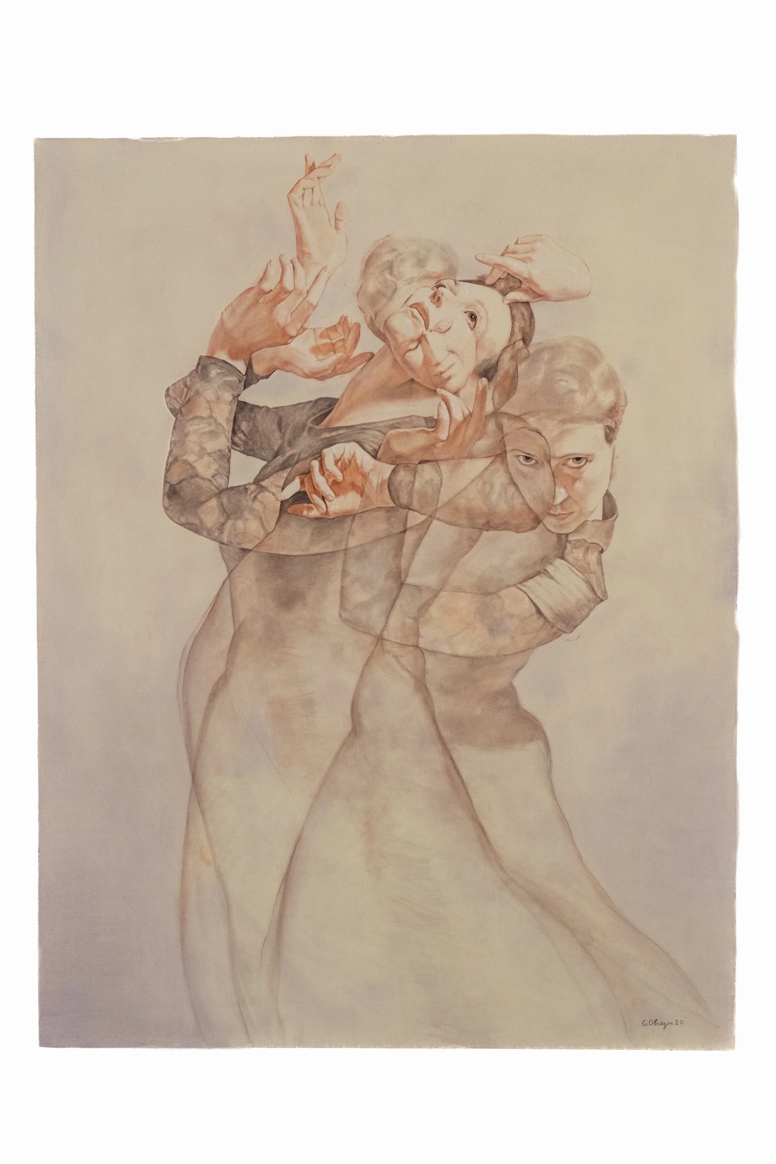 Pathos I, 2021, Oil on canvas, 116 X 89 cm