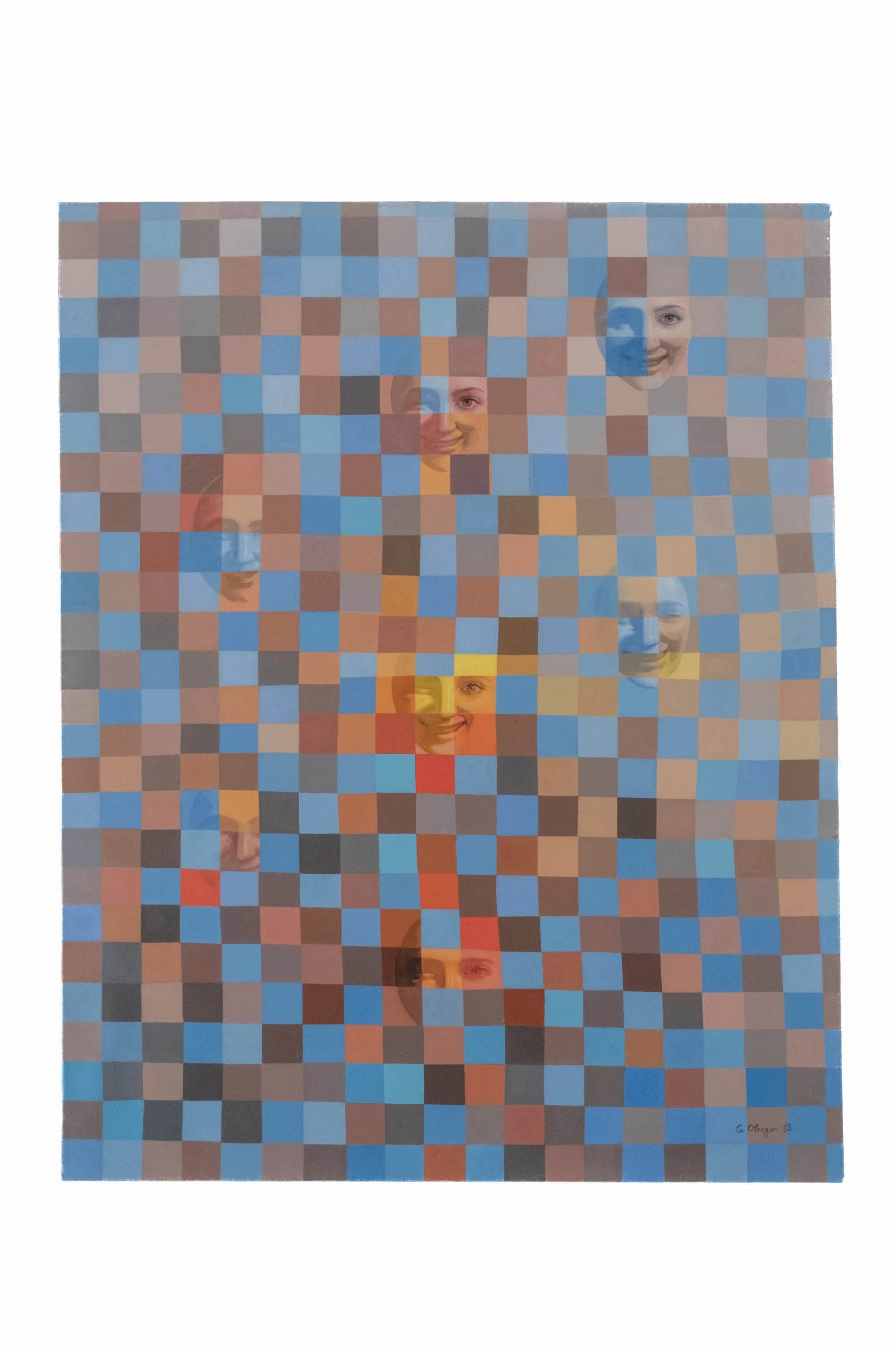 Winter sun, 2015, Acrylic on canvas, 92 X 73 cm