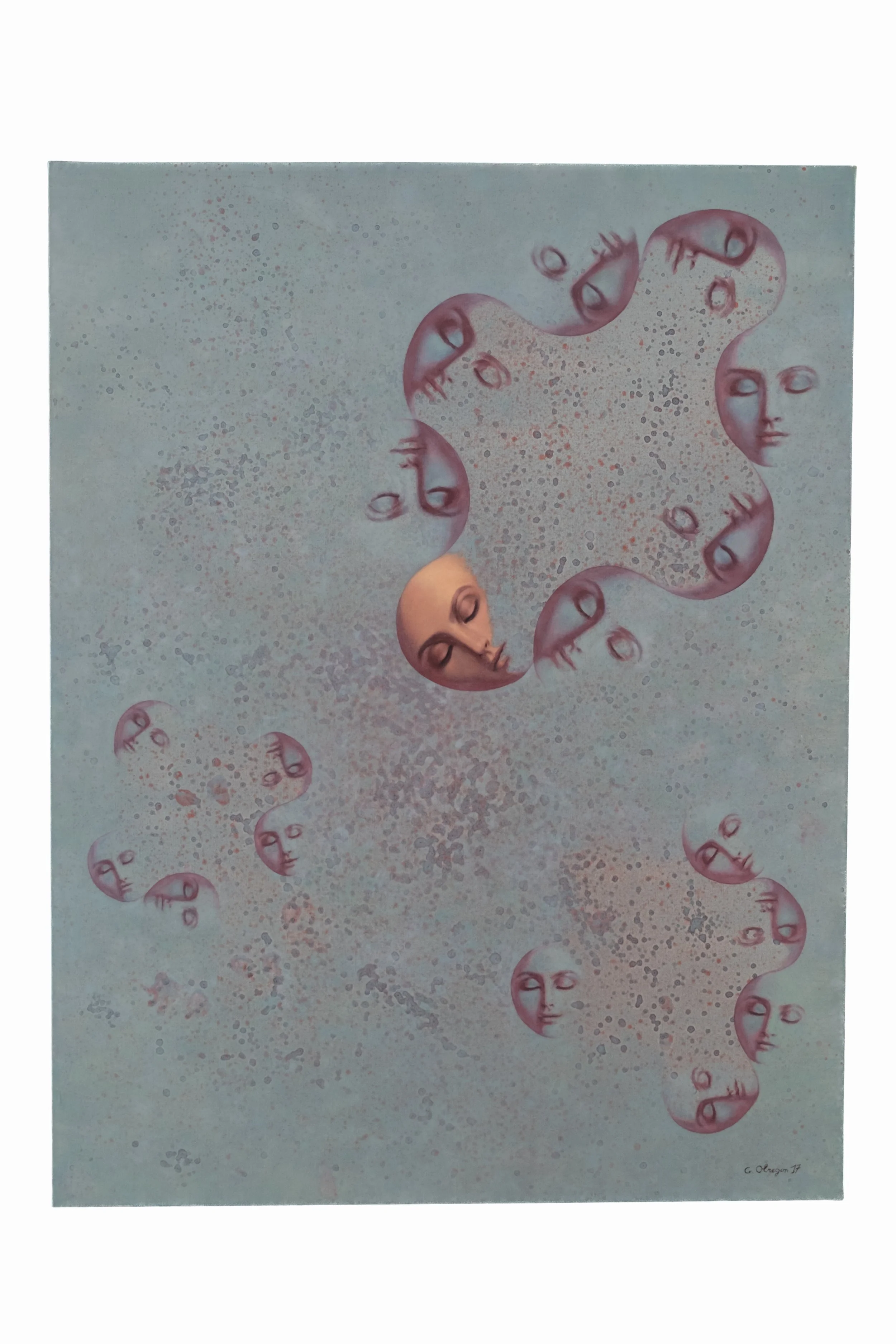 Birth, 2016, Oil on canvas, 116 X 89 cm