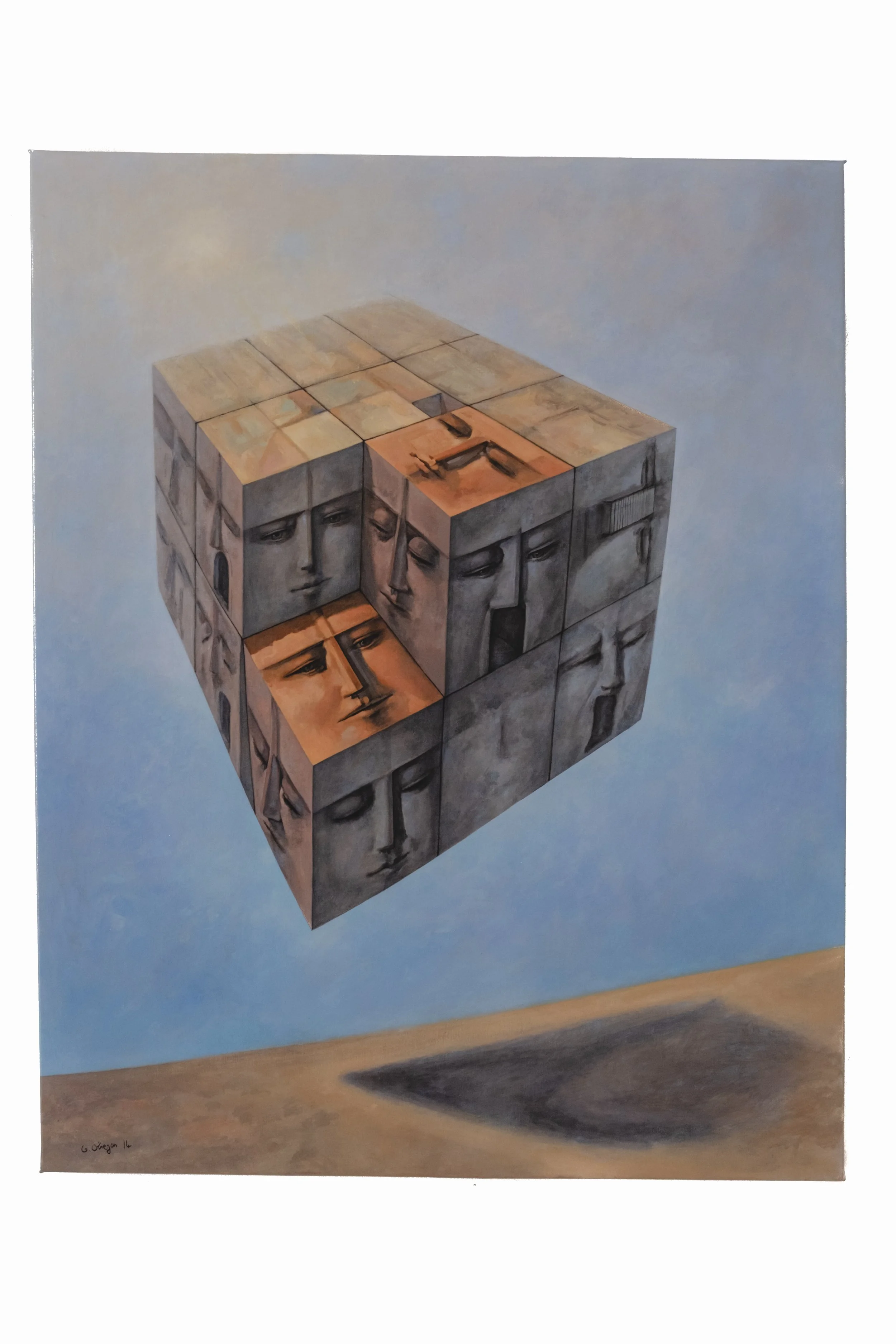 Fear, 2016, Acrylic on canvas, 92 X 73 cm