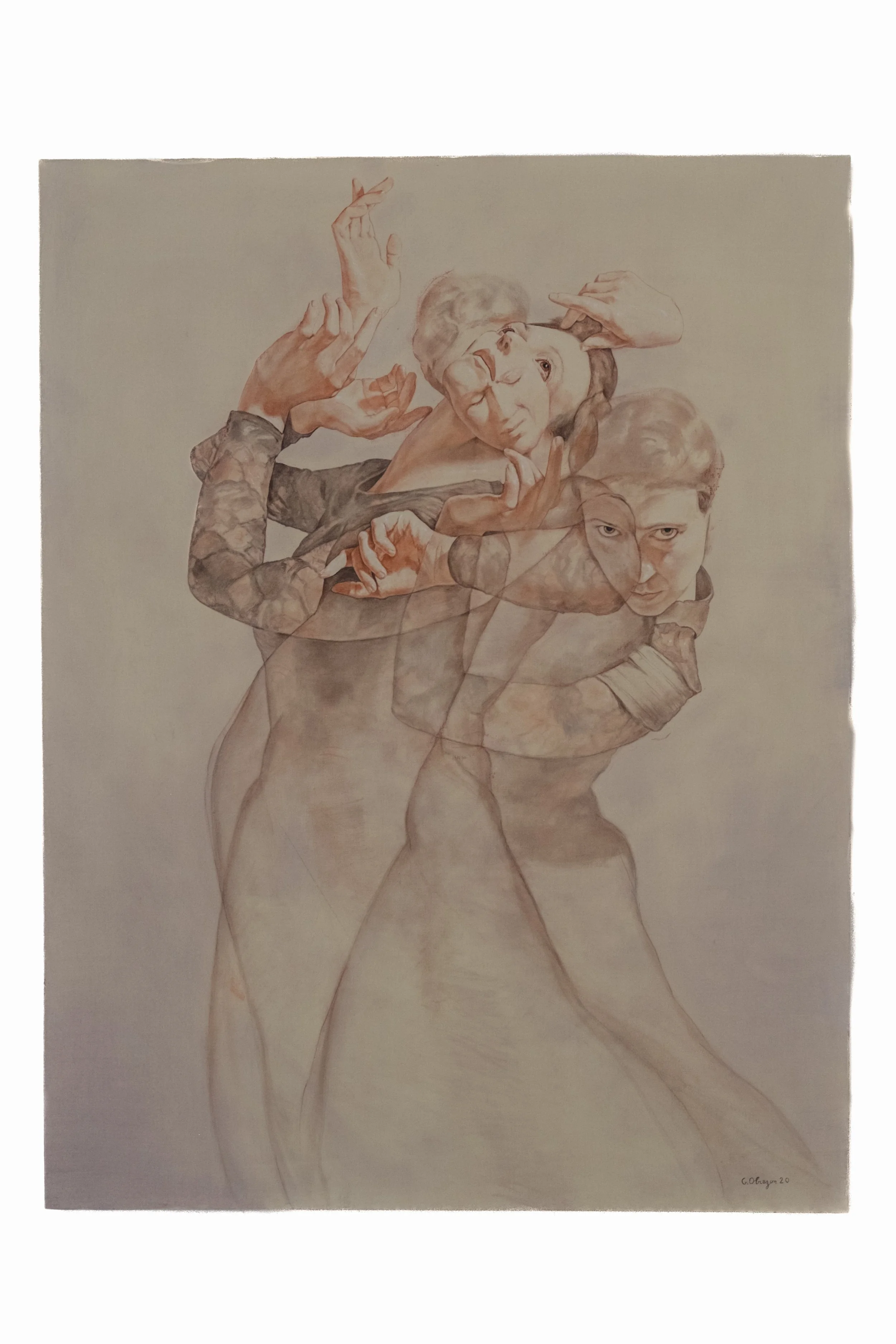 Pathos I, 2021, Oil on canvas, 116 X 89 cm