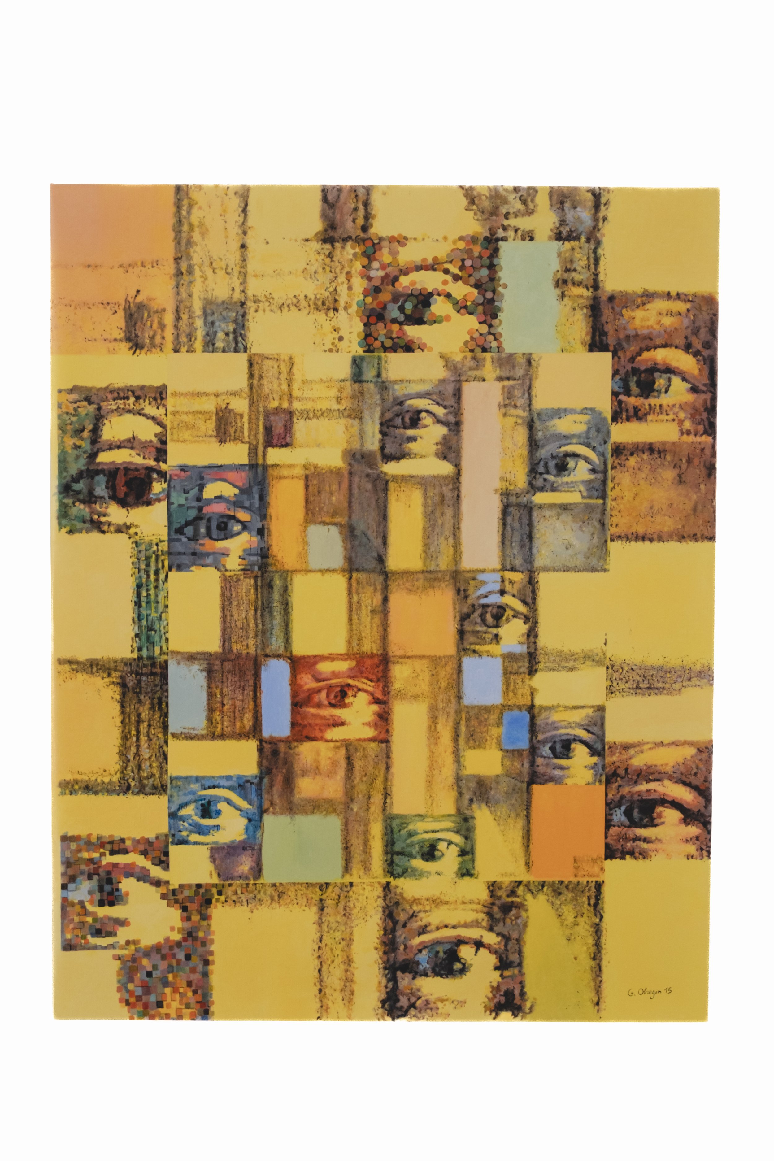 Regards, 2016, Acrylic on canvas, 92 X 73 cm