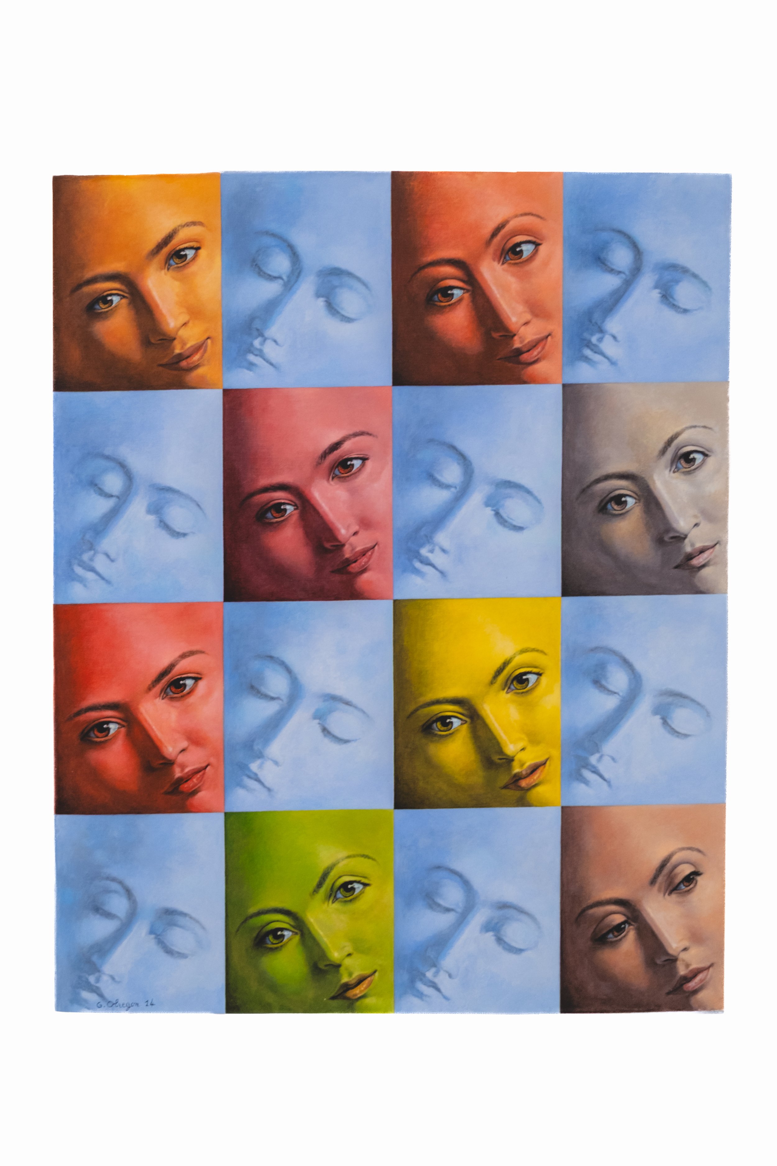 L'Eveil, 2016, Acrylic on canvas, 81 X 60 cm