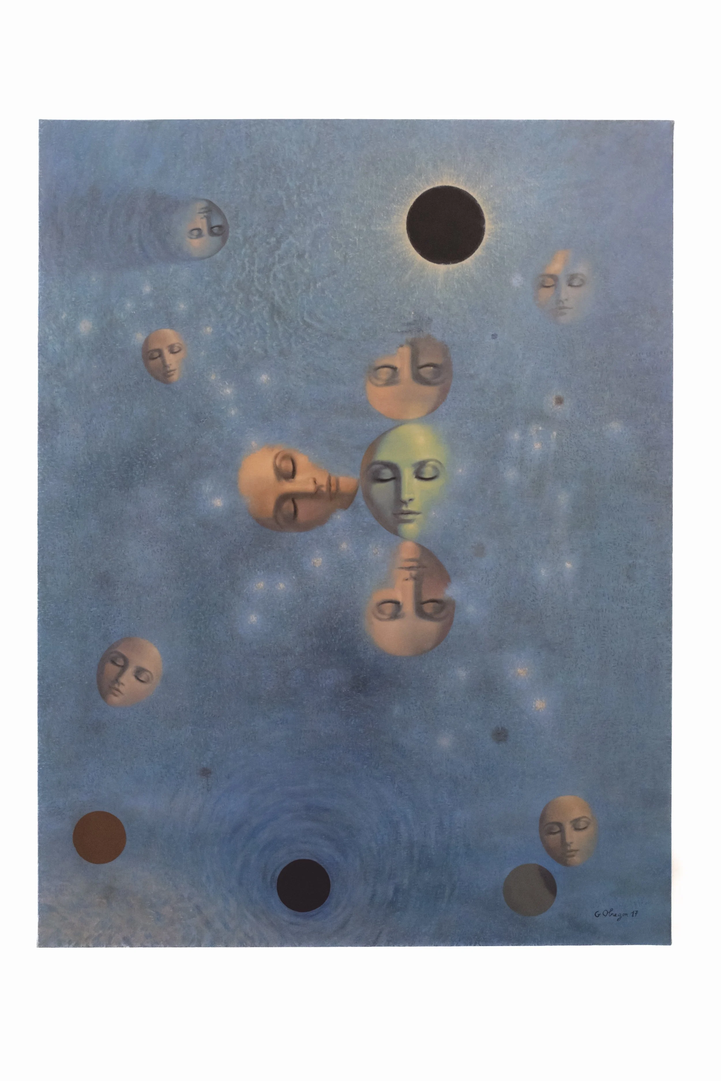 Mélancolie, 2017, Oil on canvas, 116 X 89 cm