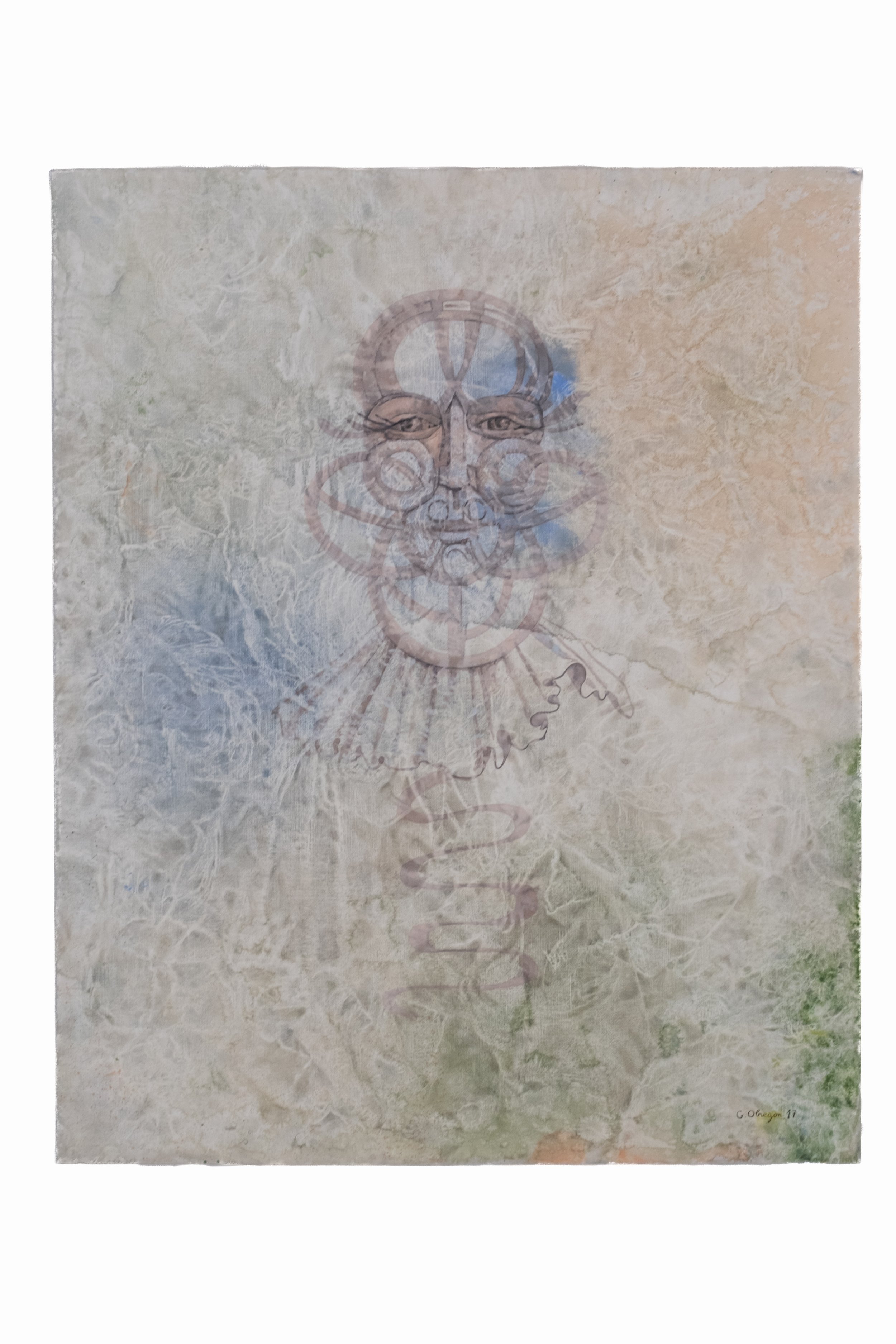 Pierrot, 2017, Oil on canvas, 100 X 81 cm