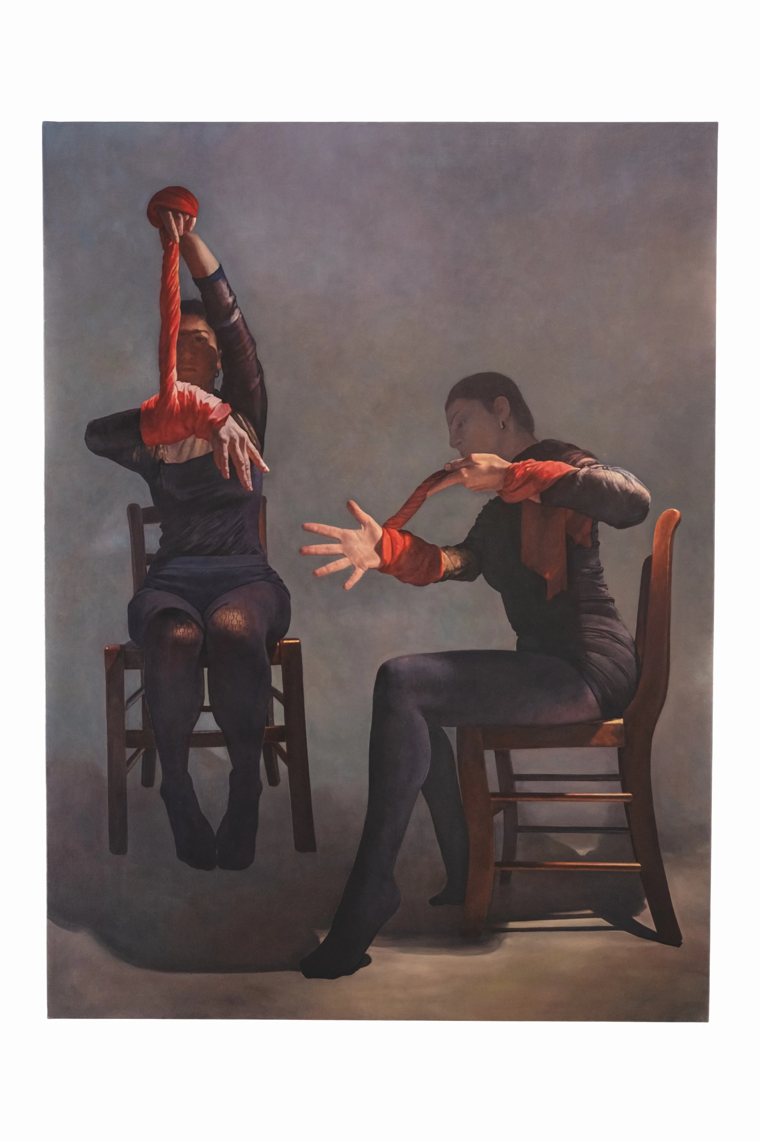 Dénouement, 2024, Oil on canvas, 130 X 97 cm