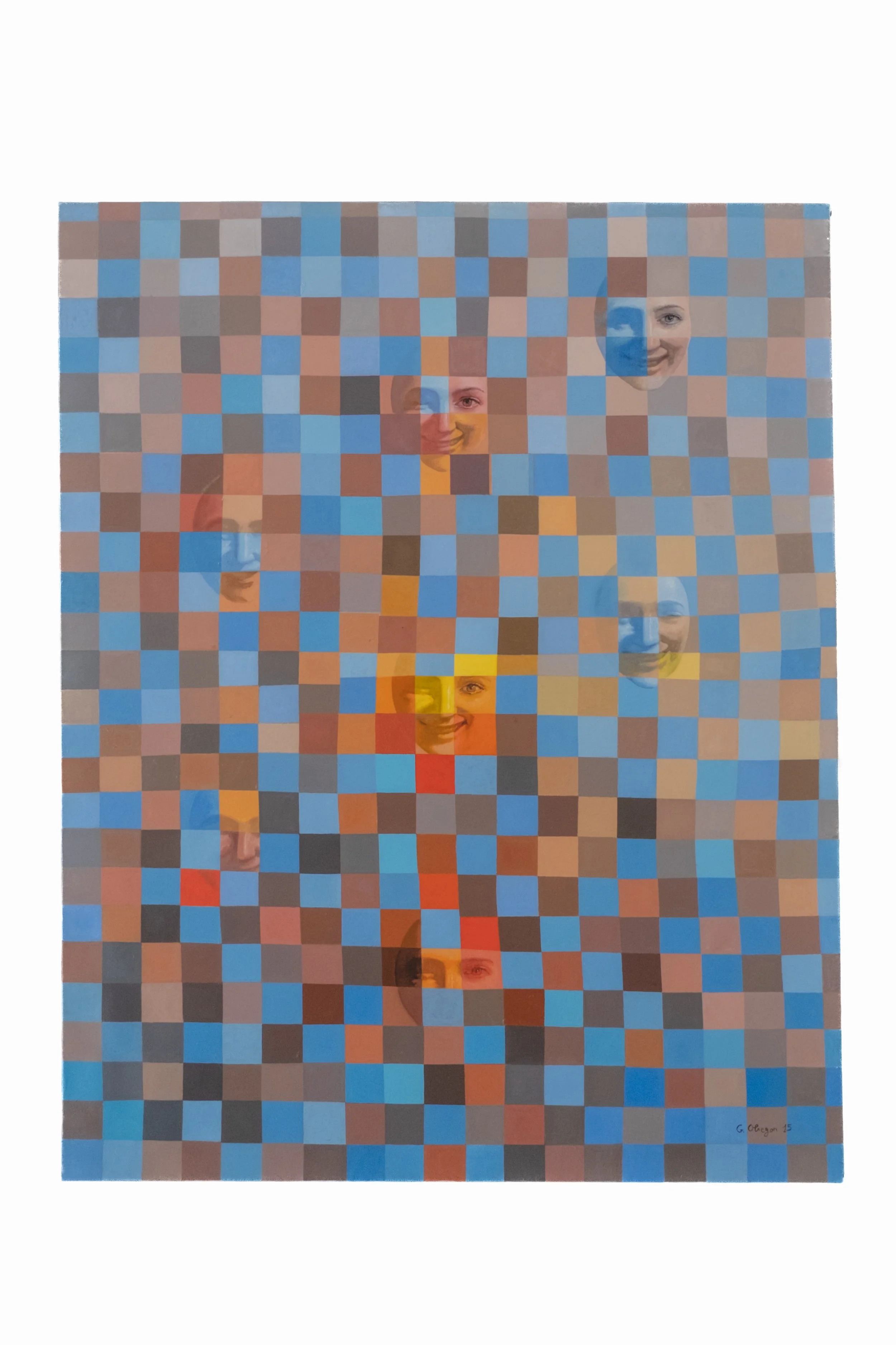 Winter sun, 2015, Acrylic on canvas, 92 X 73 cm