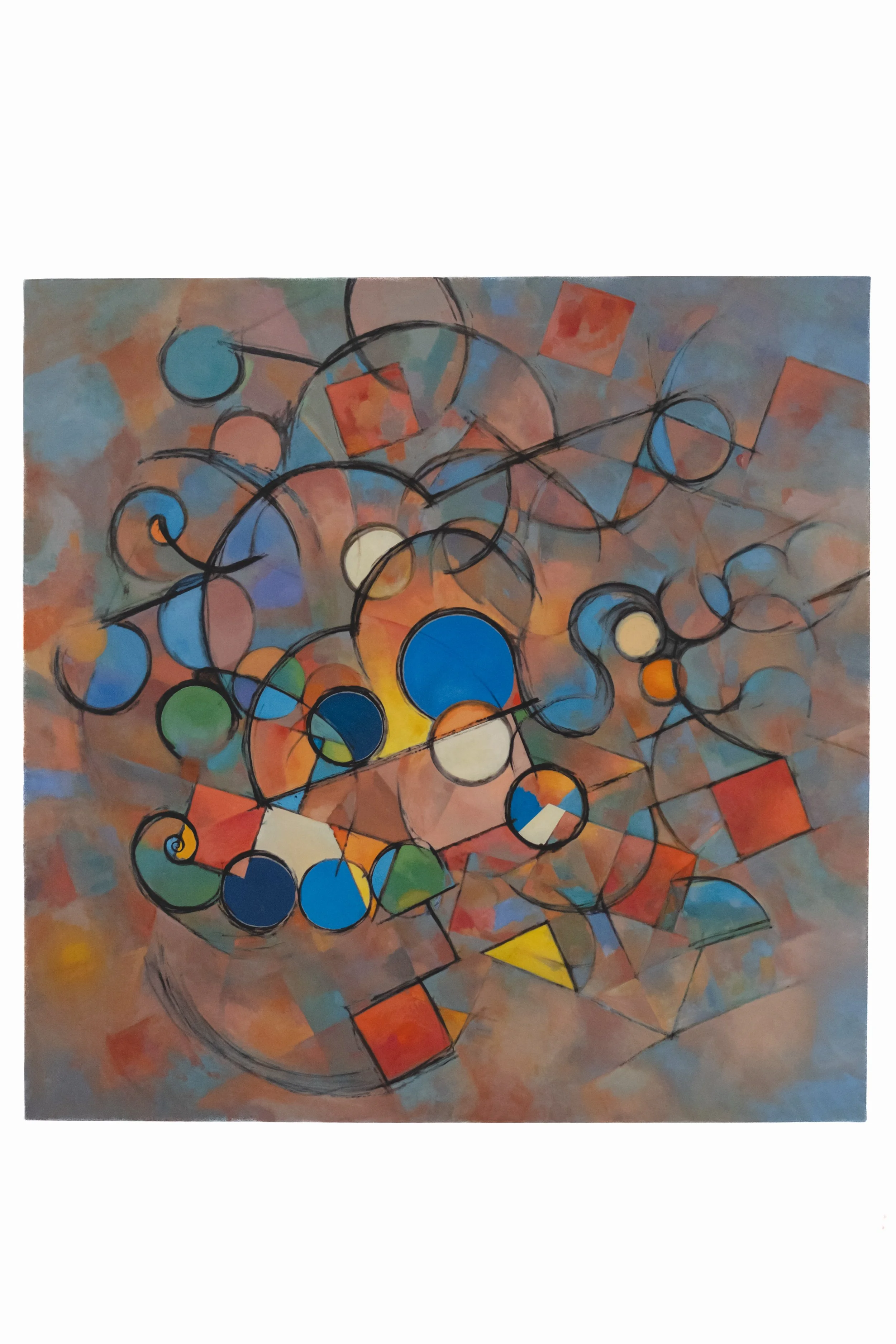 Eclaircie III, 2020, Oil on canvas, 120 X 120 cm