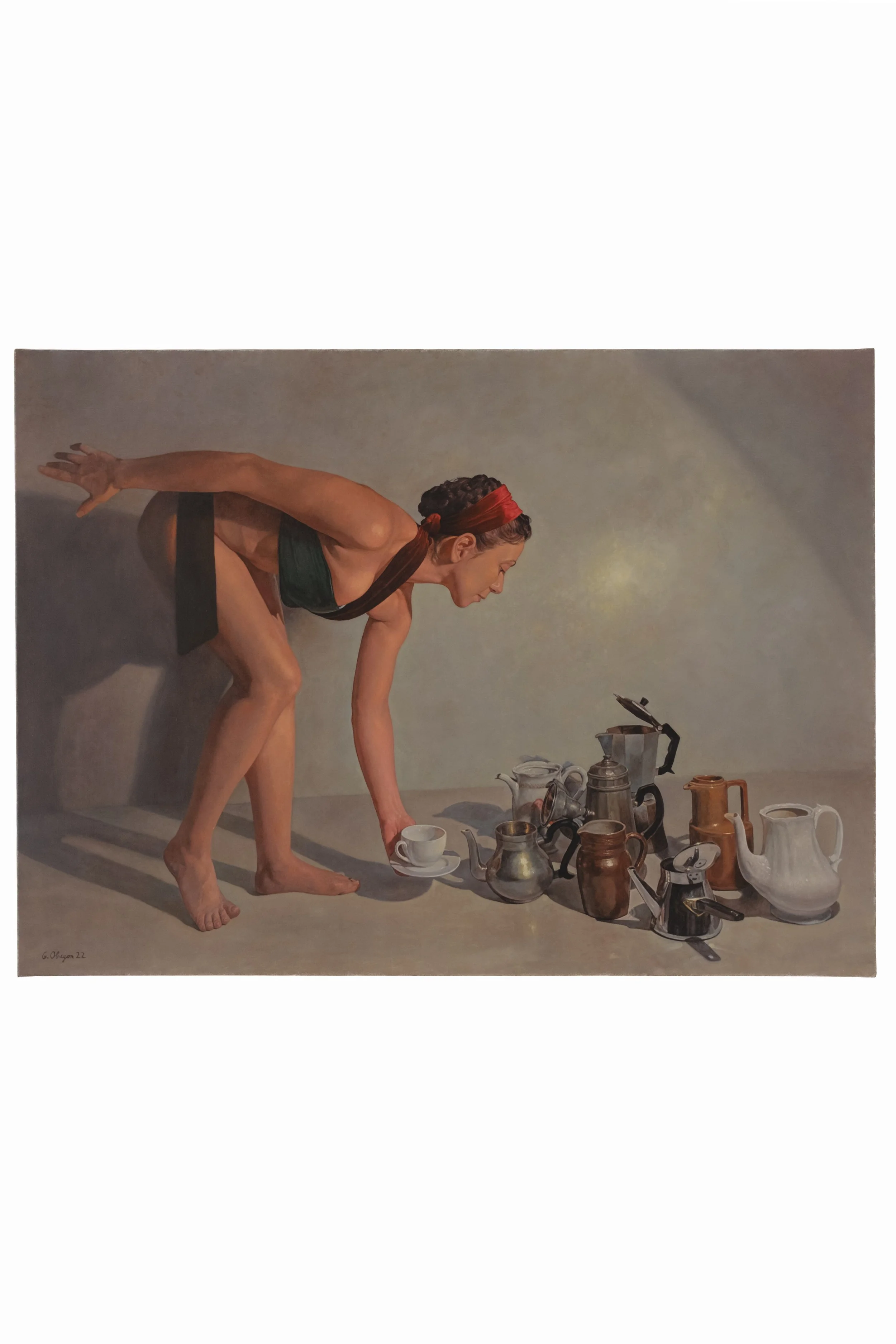 Cérémonie, 2022, Oil on canvas, 73 X 100 cm