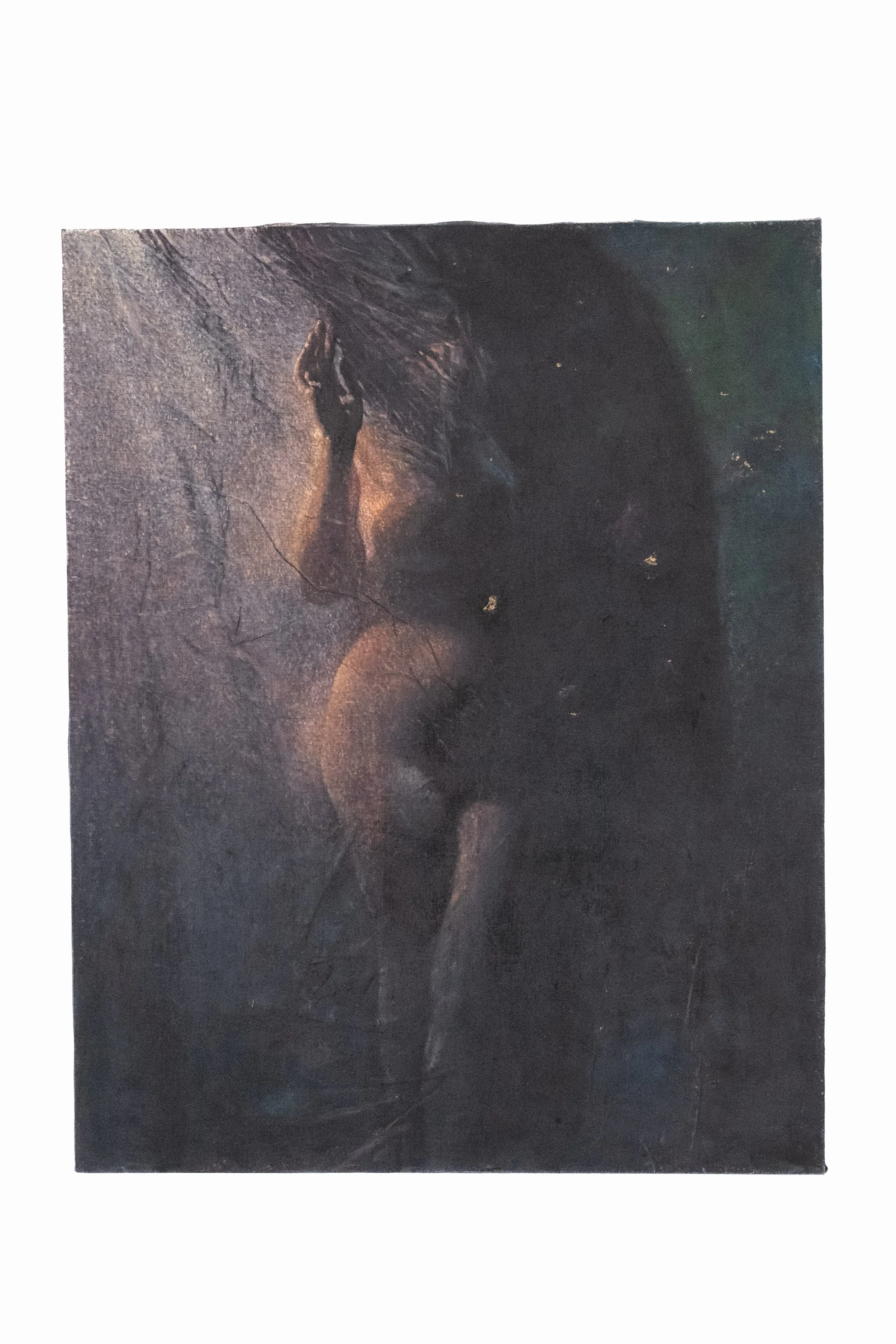 Pénombre II, 2021, Oil on canvas, 92 X 73 cm